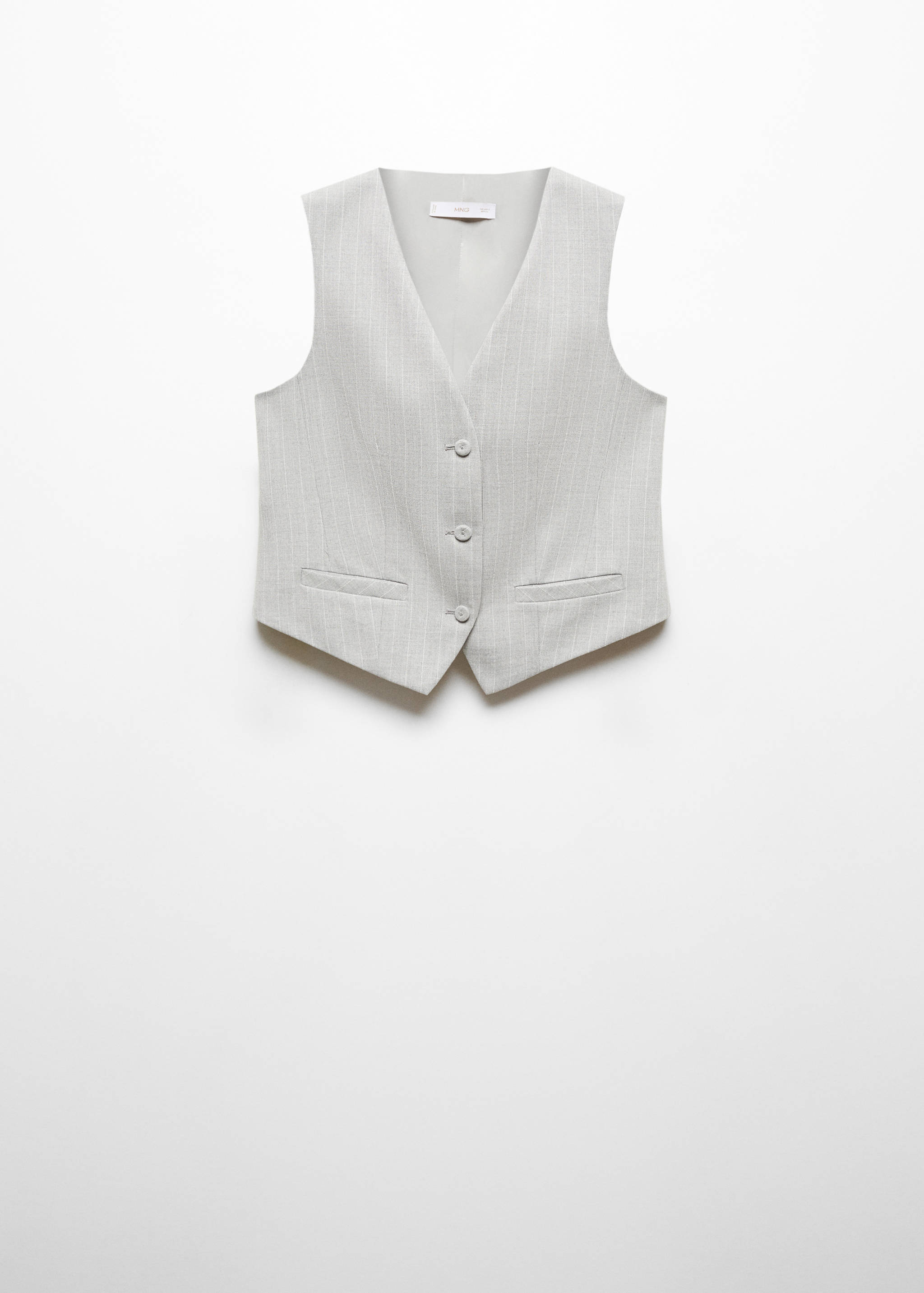 Gilet de costume à fines rayures - Article sans modèle