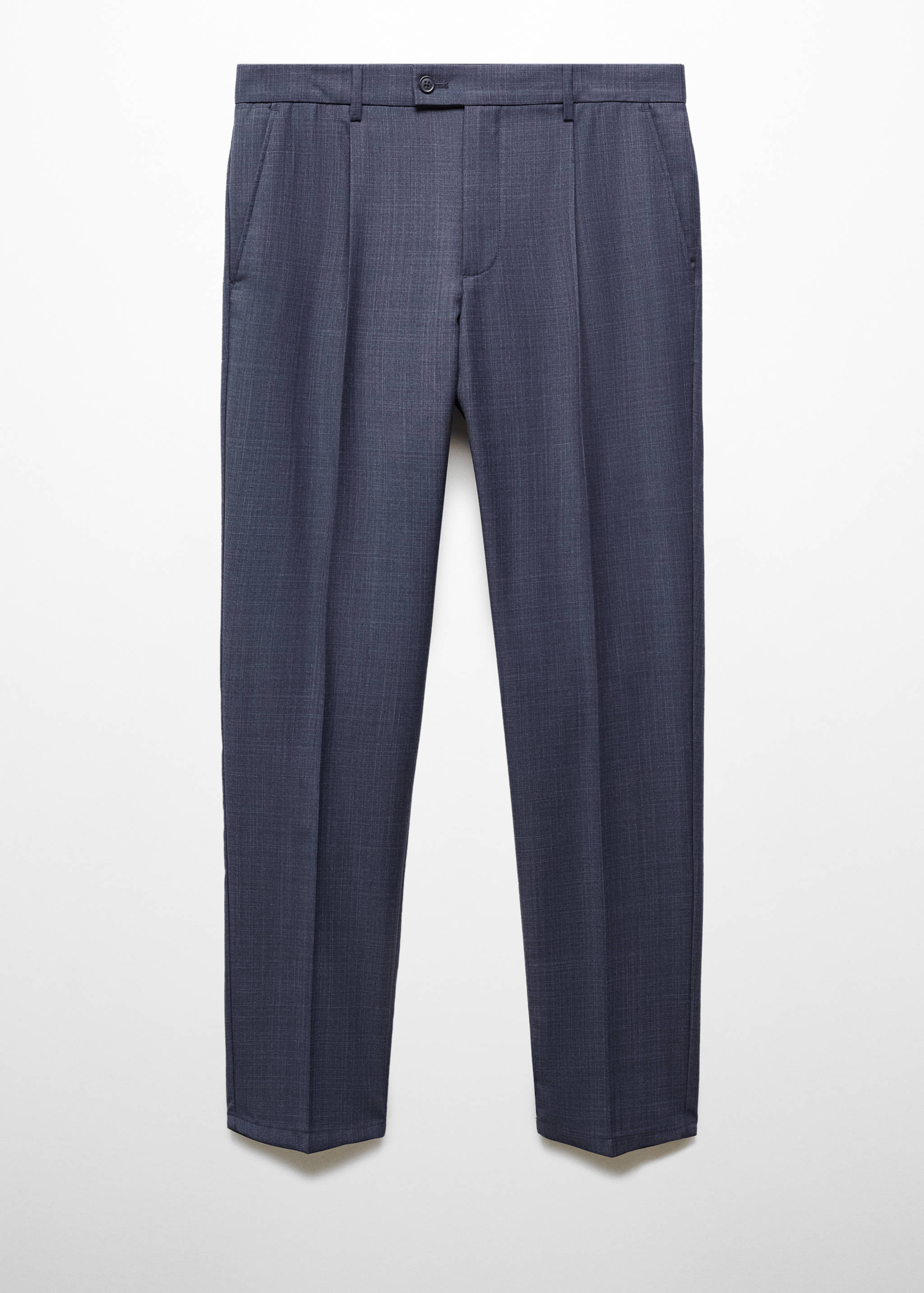 Cold wool pants with pleat detail - Article without model