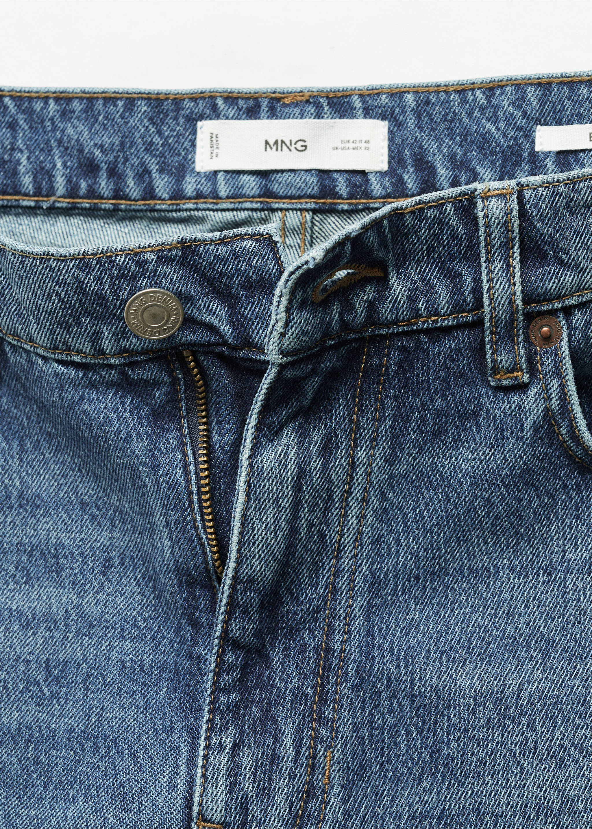 Jeans Bob straight fit - Detalle del artículo 8, Azul oscuro. Ref: 67054442-00.