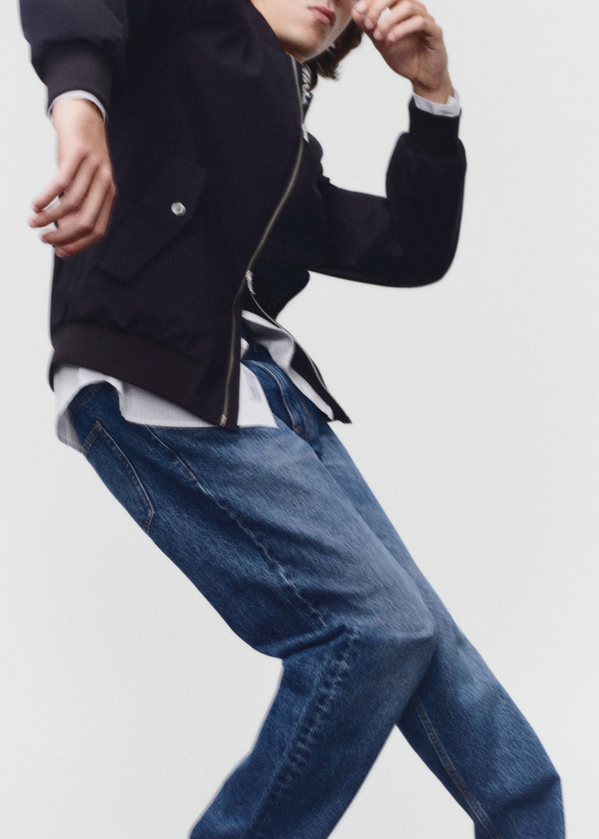 Jeans Bob straight fit - Detalle del artículo 5, Azul oscuro. Ref: 67054442-00.