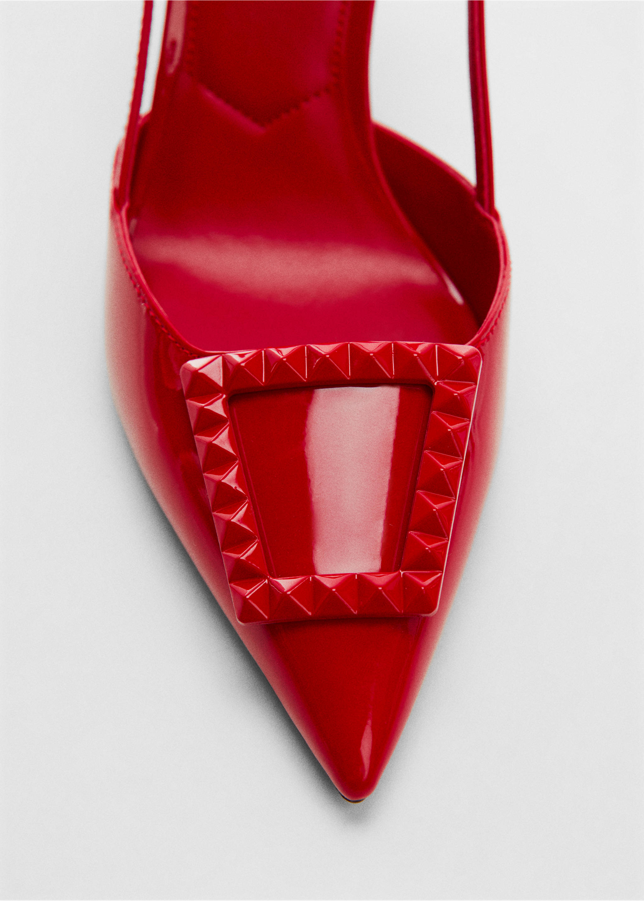 sling back heel shoes - Details of the article 1, Red. Ref: 67054447-00.
