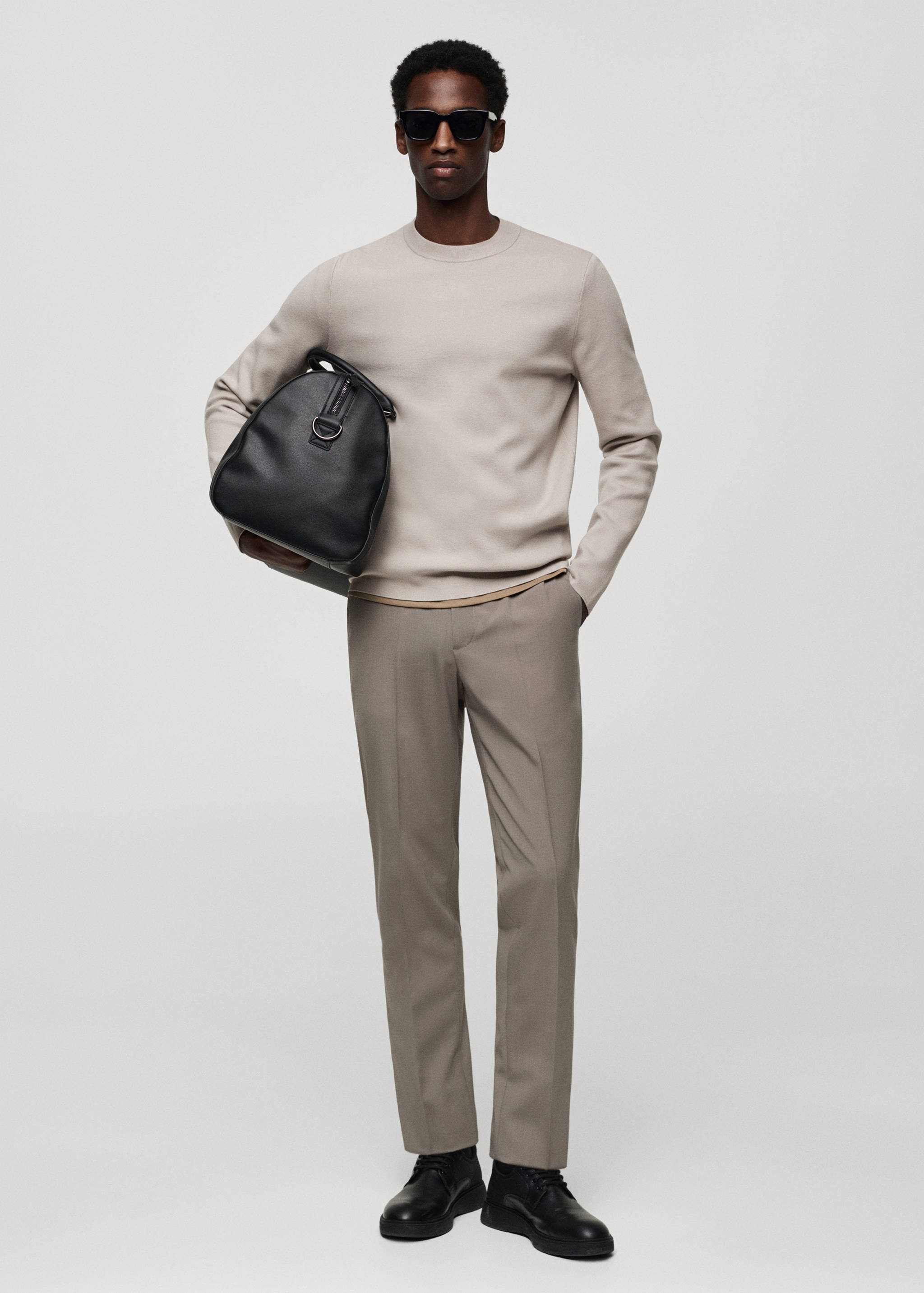 Thermoregulating fine-knit sweater - General plane