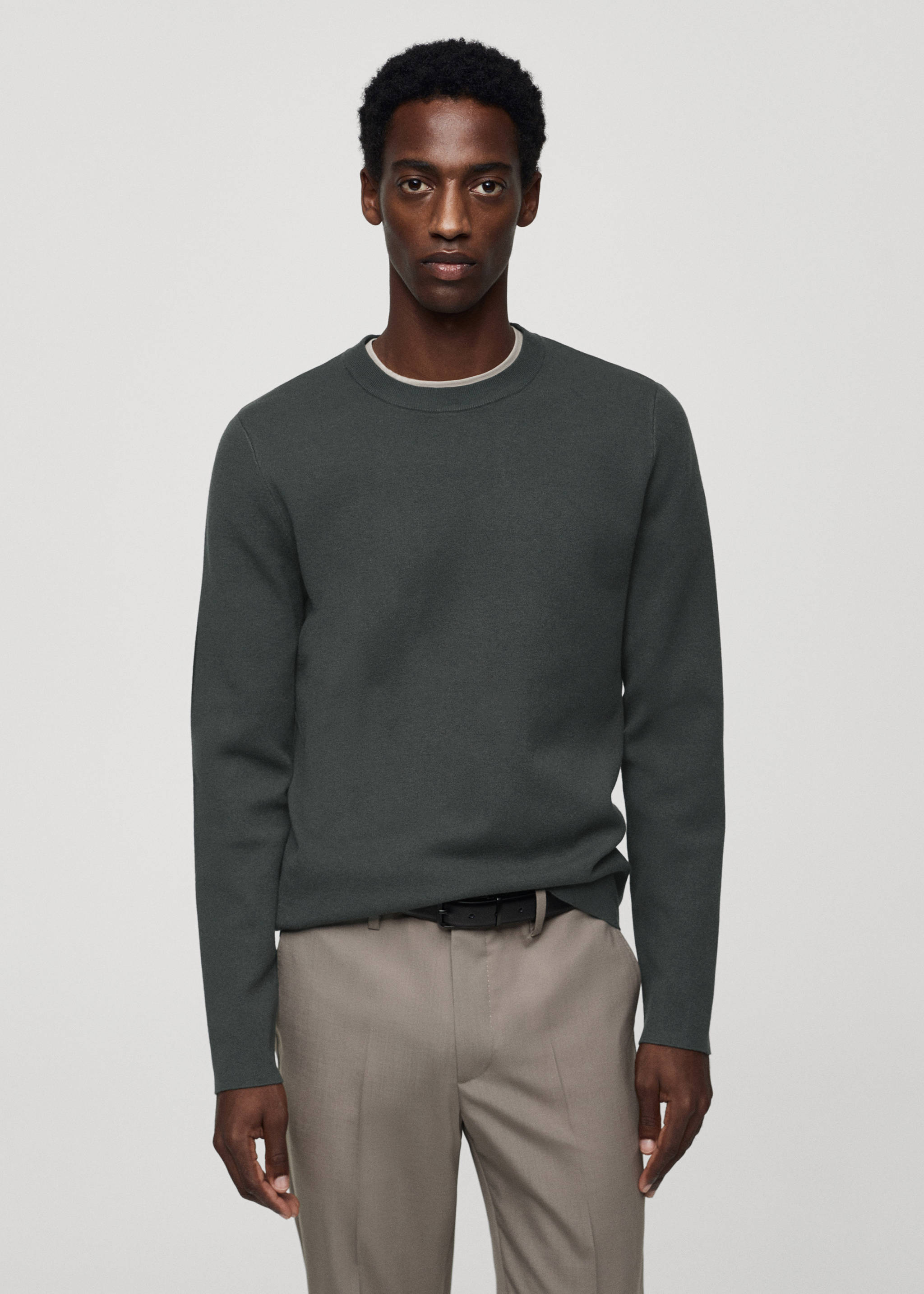 Thermoregulating fine-knit sweater - Medium plane
