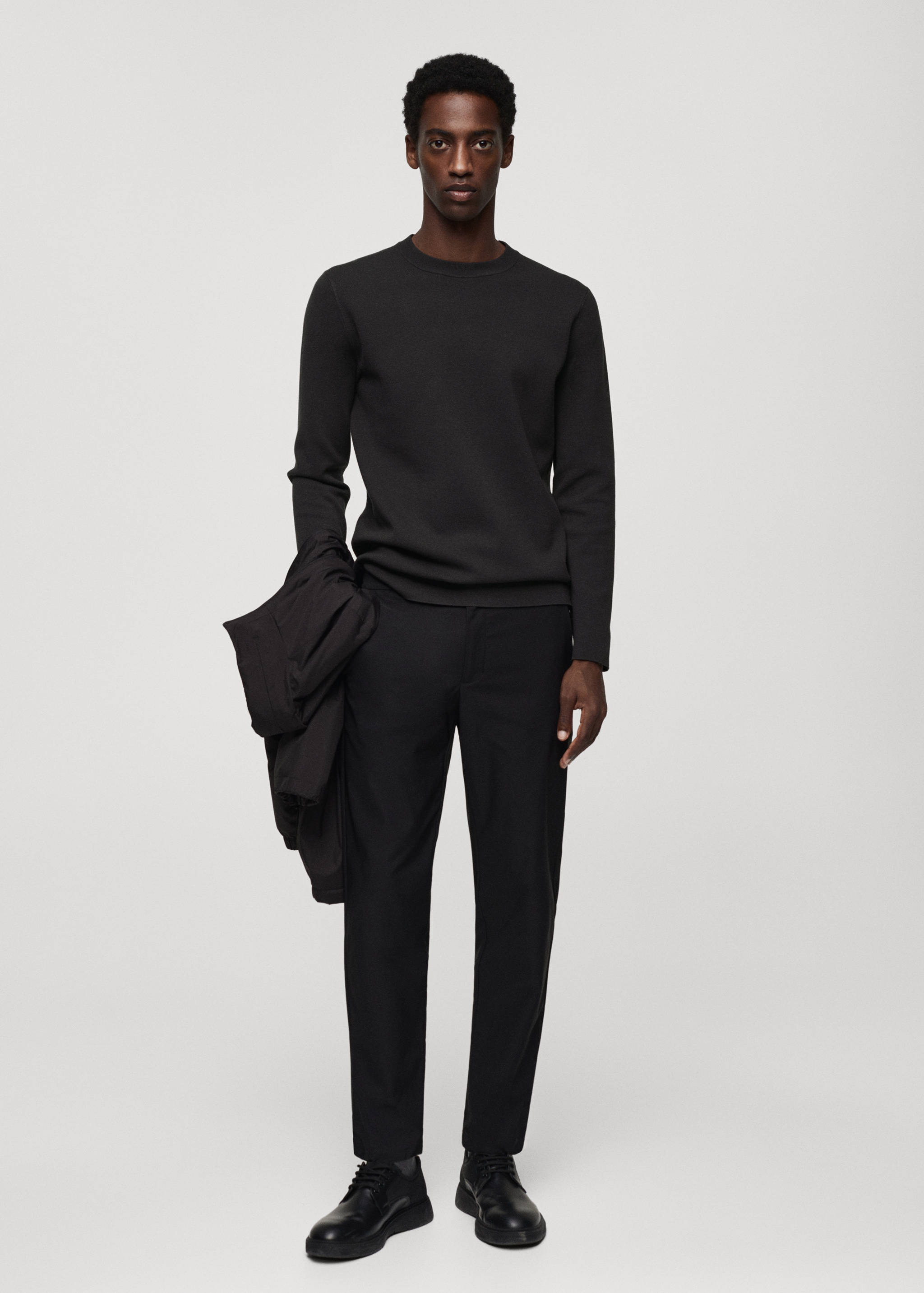 Thermoregulating fine-knit sweater - General plane