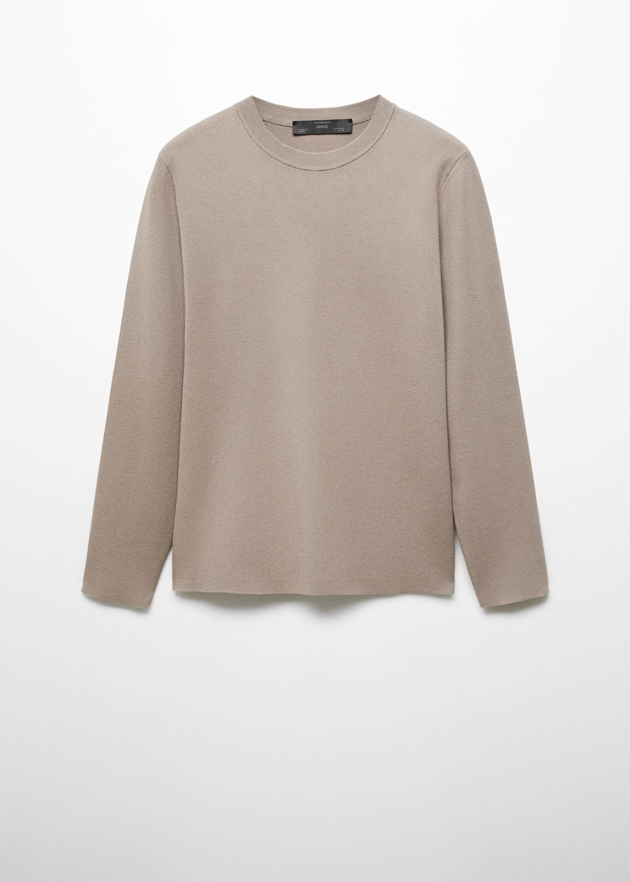 Thermoregulating fine-knit sweater - Article without model