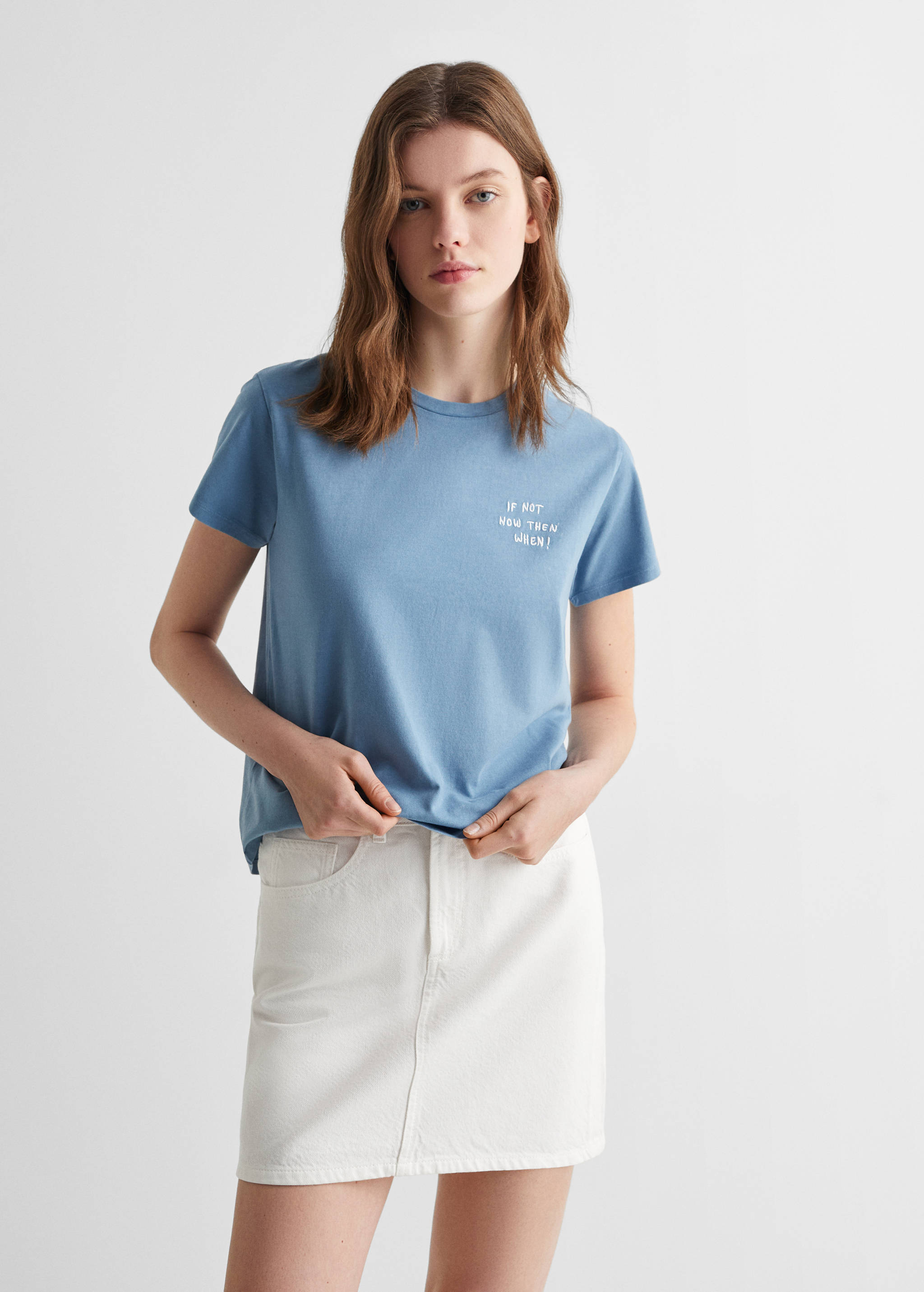 Samarreta missatge brodat - Pla mig