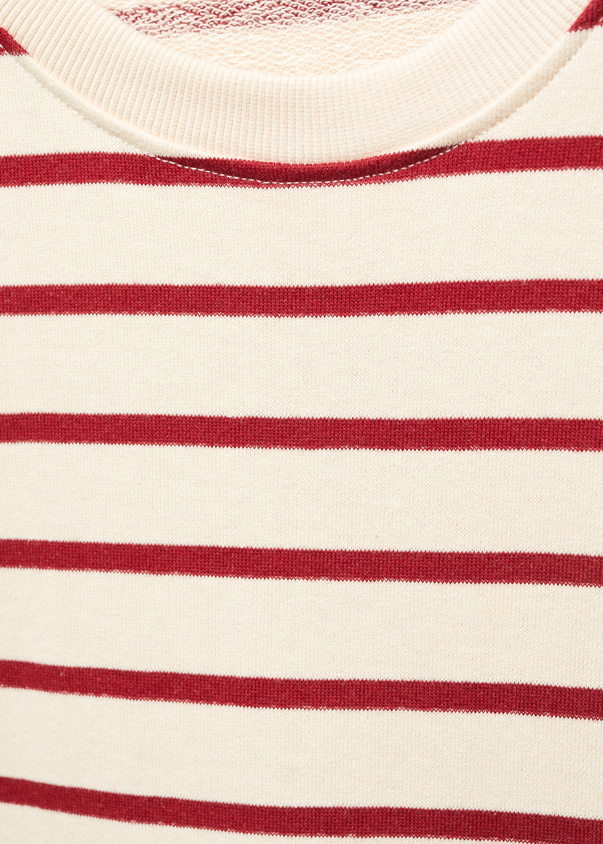 Striped cotton-blend sweatshirt - Details of the article 8