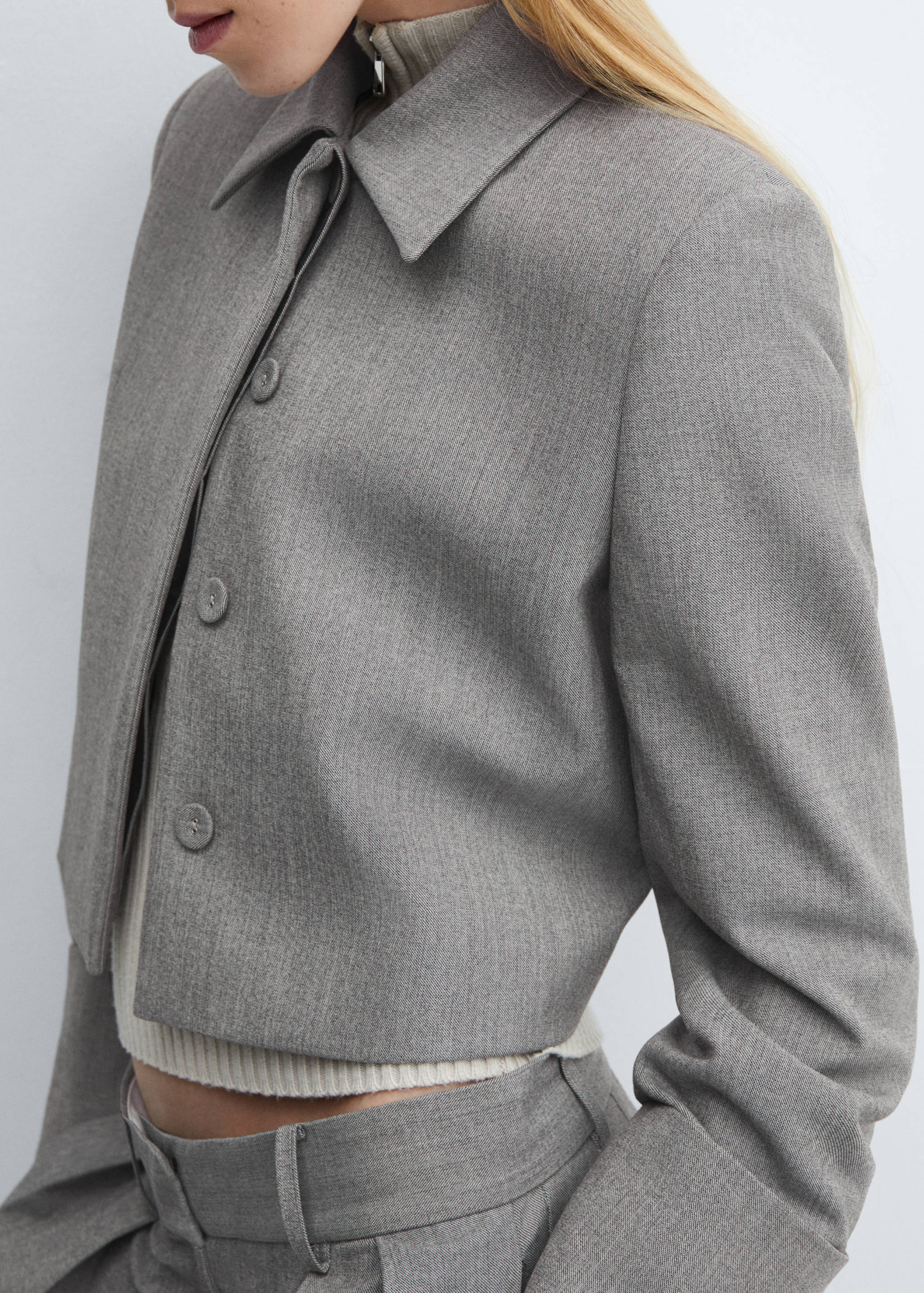 Chaqueta crop traje - Detalle del artículo 6