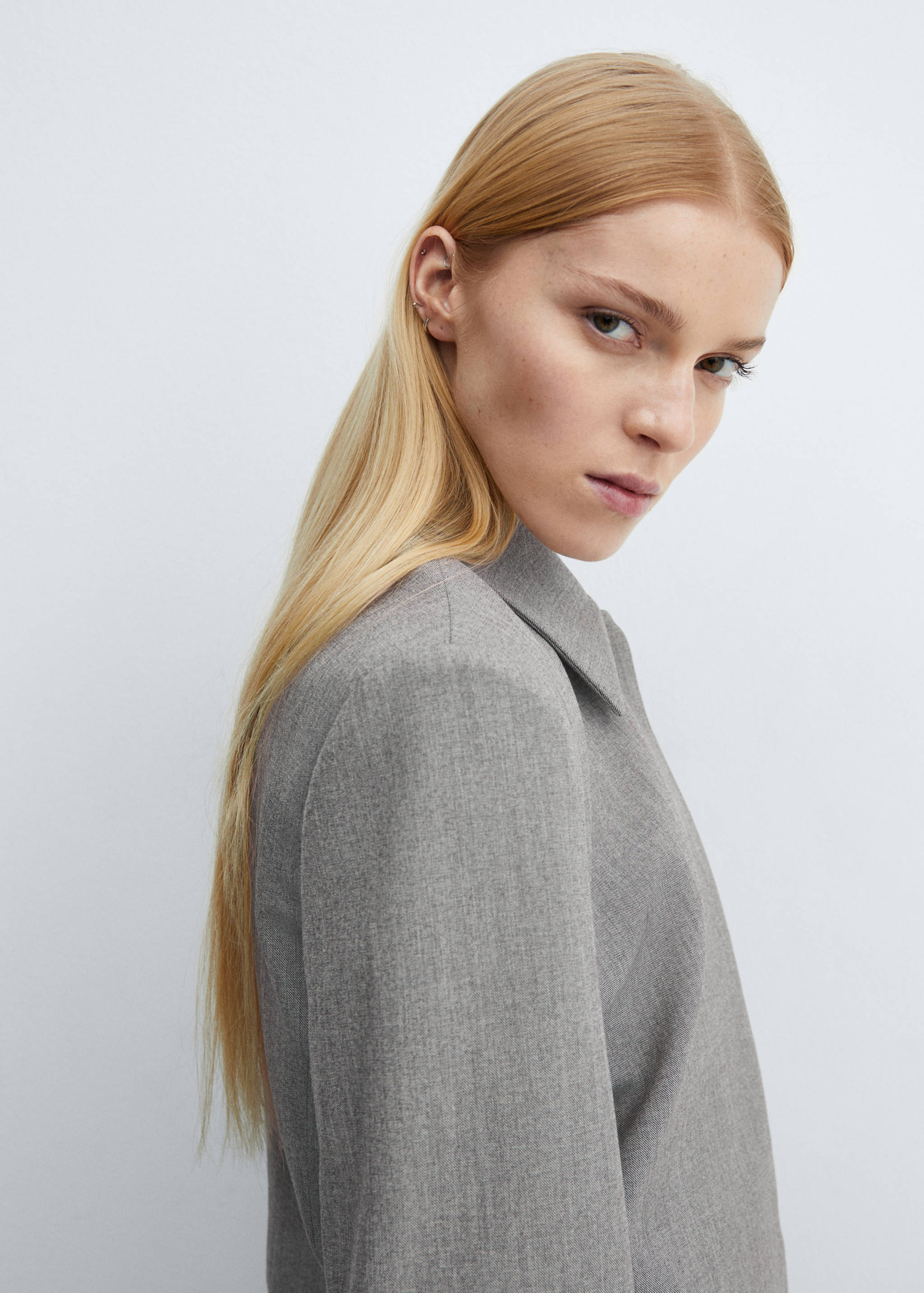 Chaqueta crop traje - Detalle del artículo 2