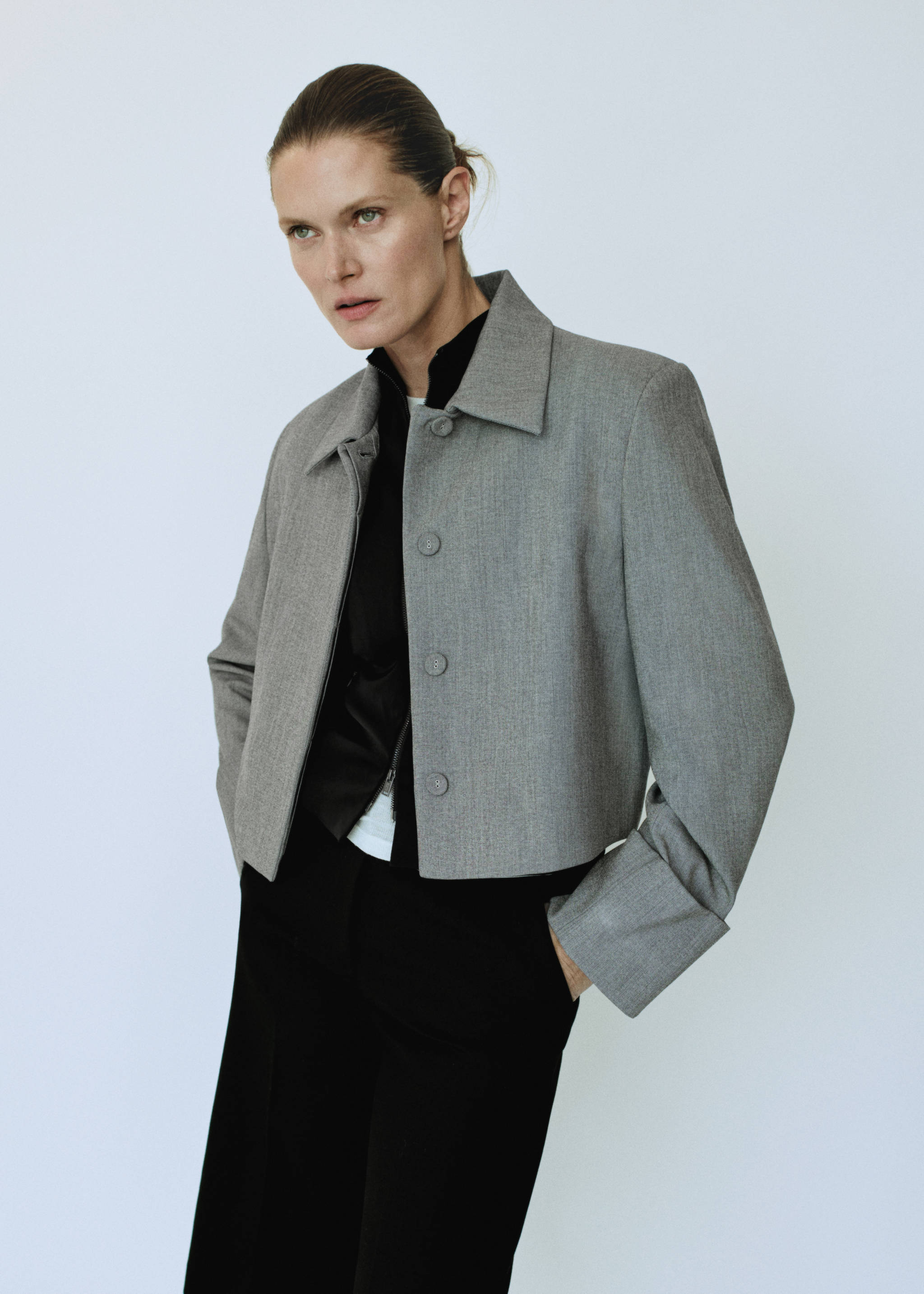 Chaqueta crop traje - Detalle del artículo 7