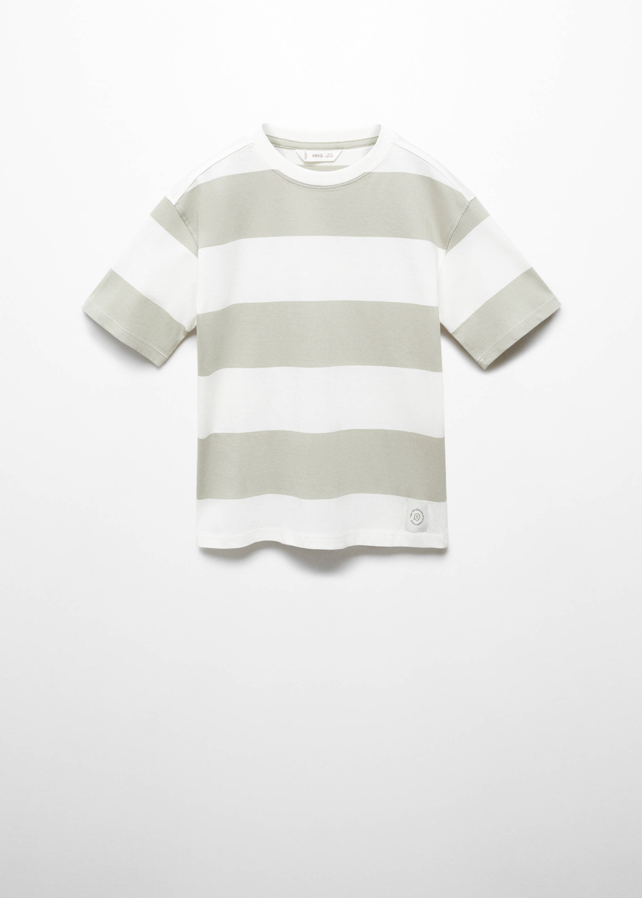 Printed striped T-shirt - Article without model