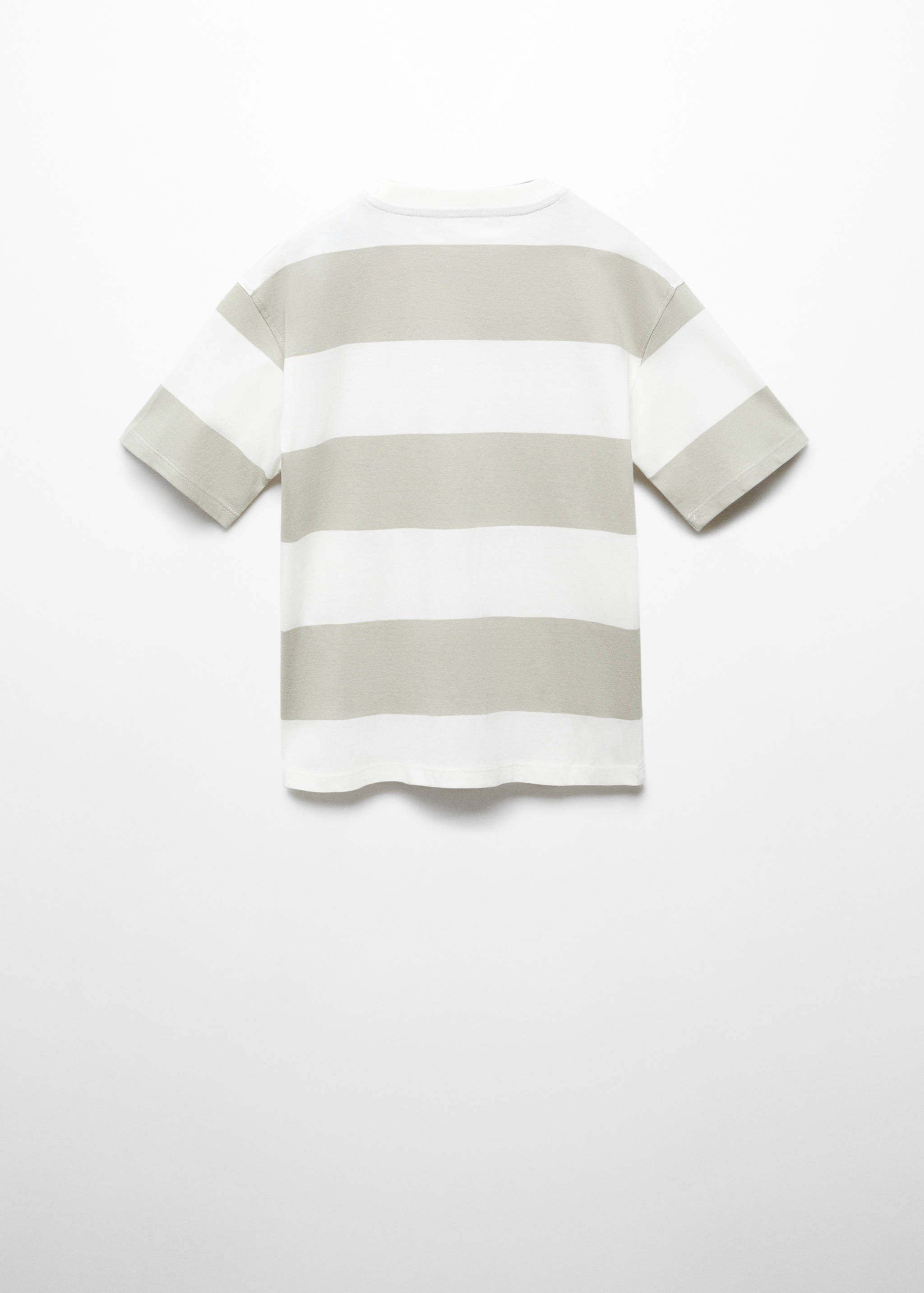 Printed striped T-shirt - Reverse of the article