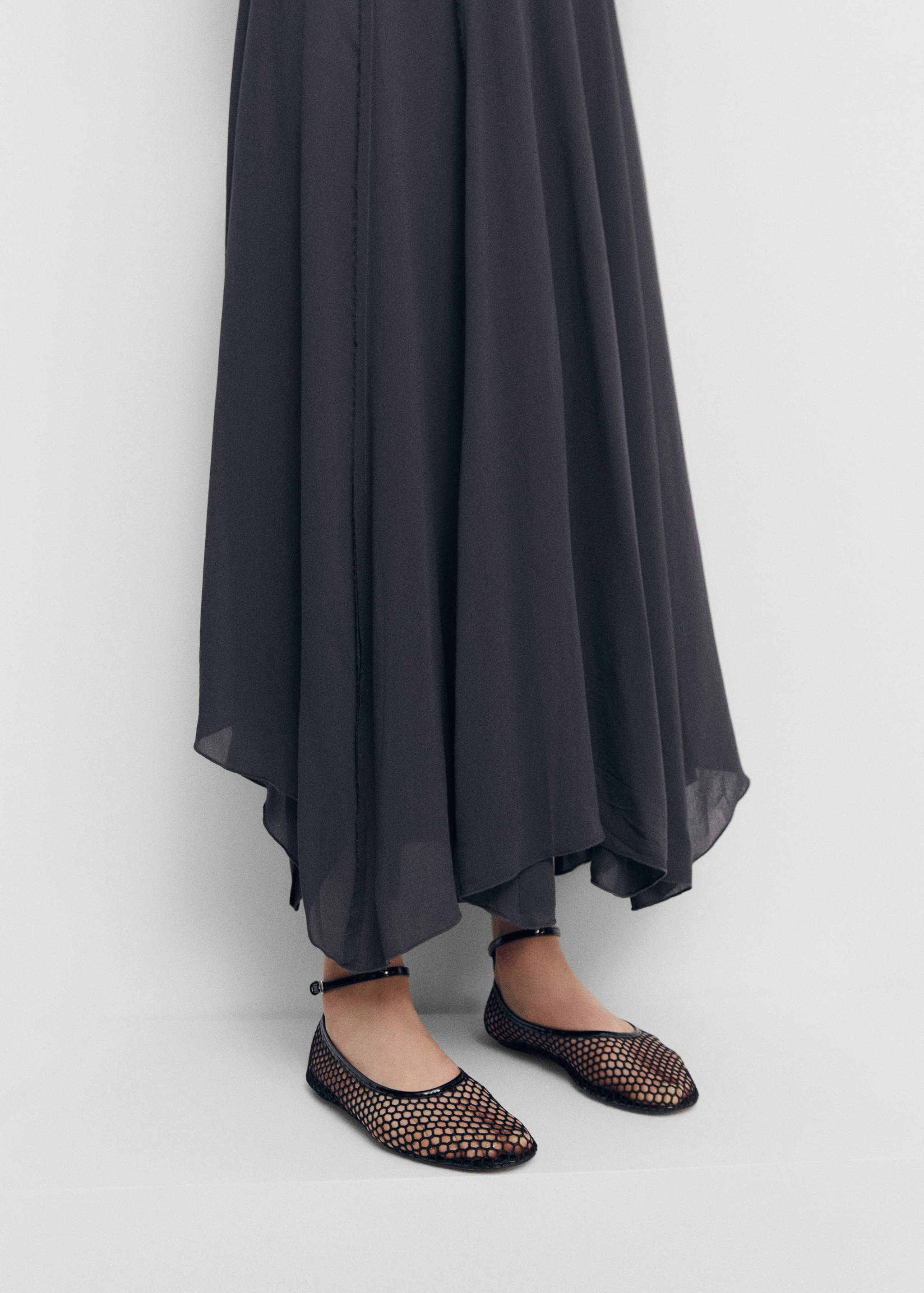 Ballet flats with mesh bracelet - General plane