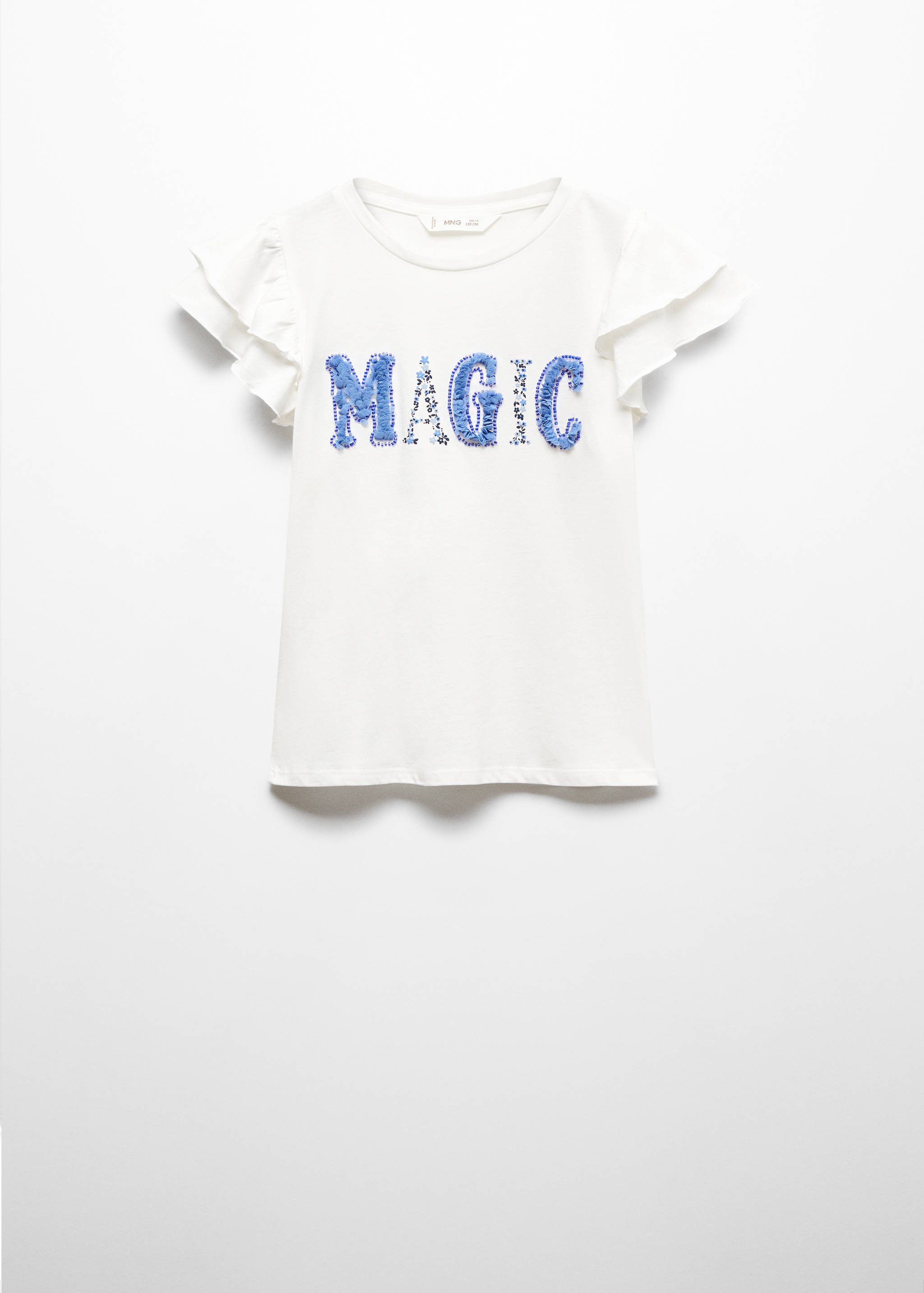 T-shirt message relief - Article sans modèle