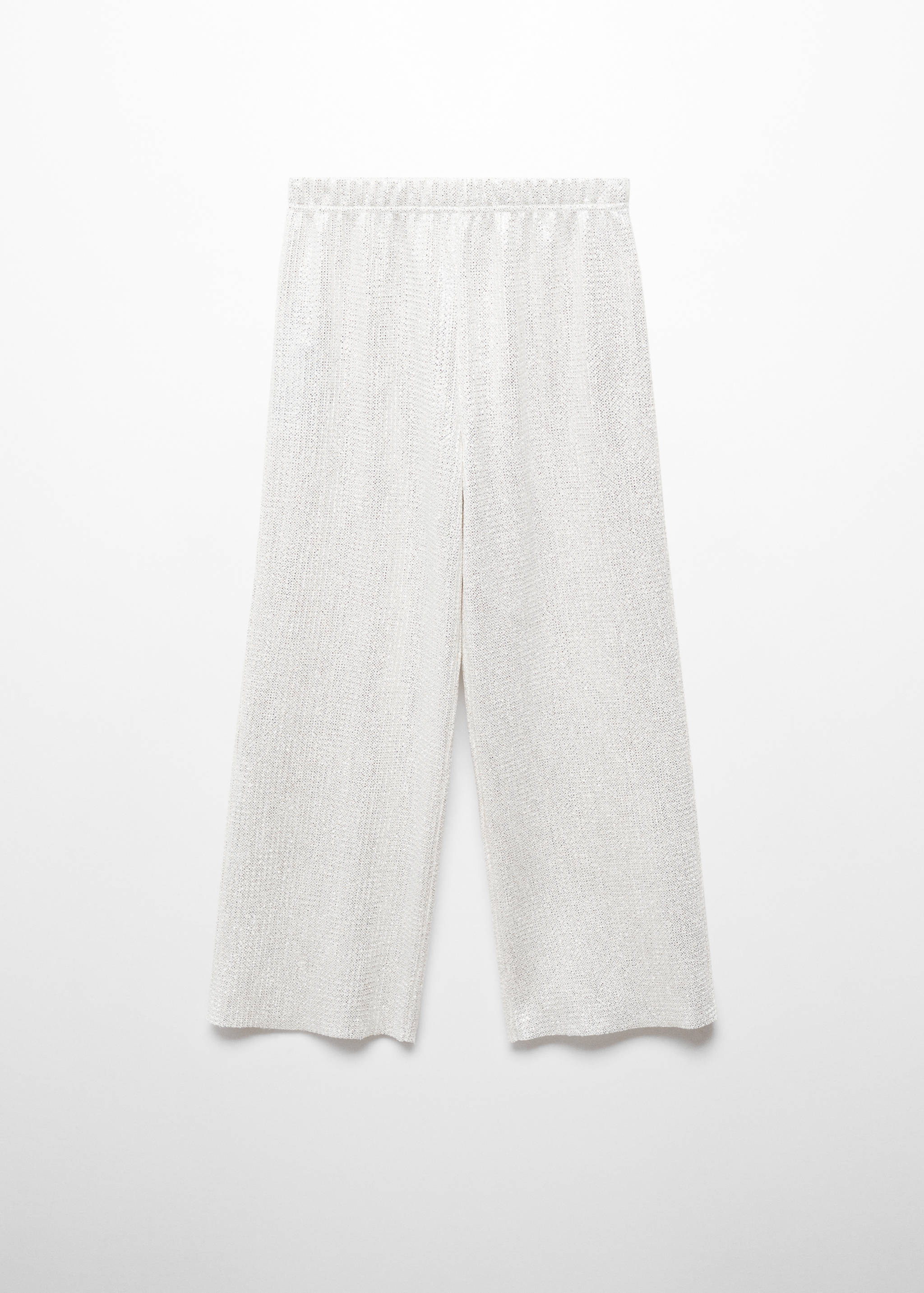 Pantalon droit métallisé - Article sans modèle