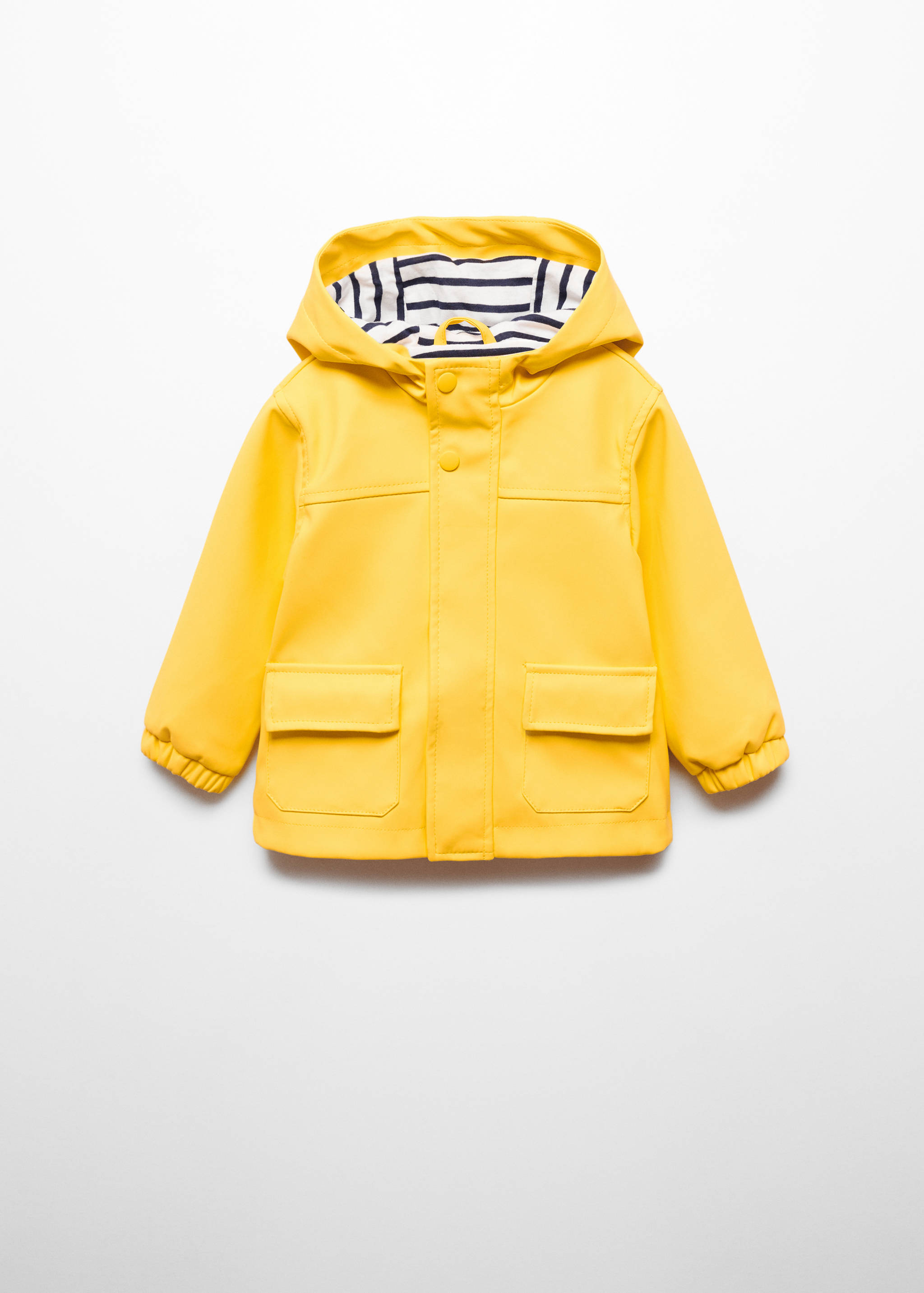 Hooded water-repellent barn jacket - Article without model