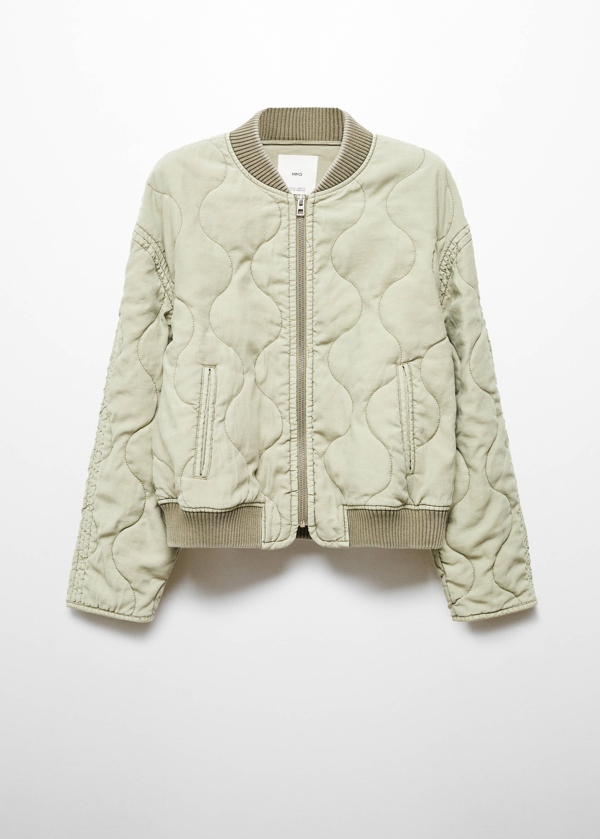 Quilted bomber jacket - Article without model
