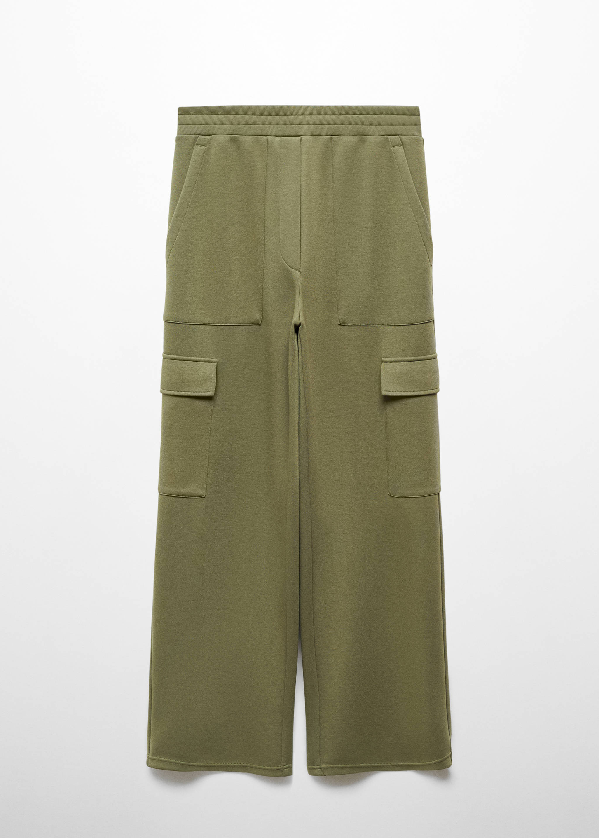 Elastic waist cargo trousers - Article without model