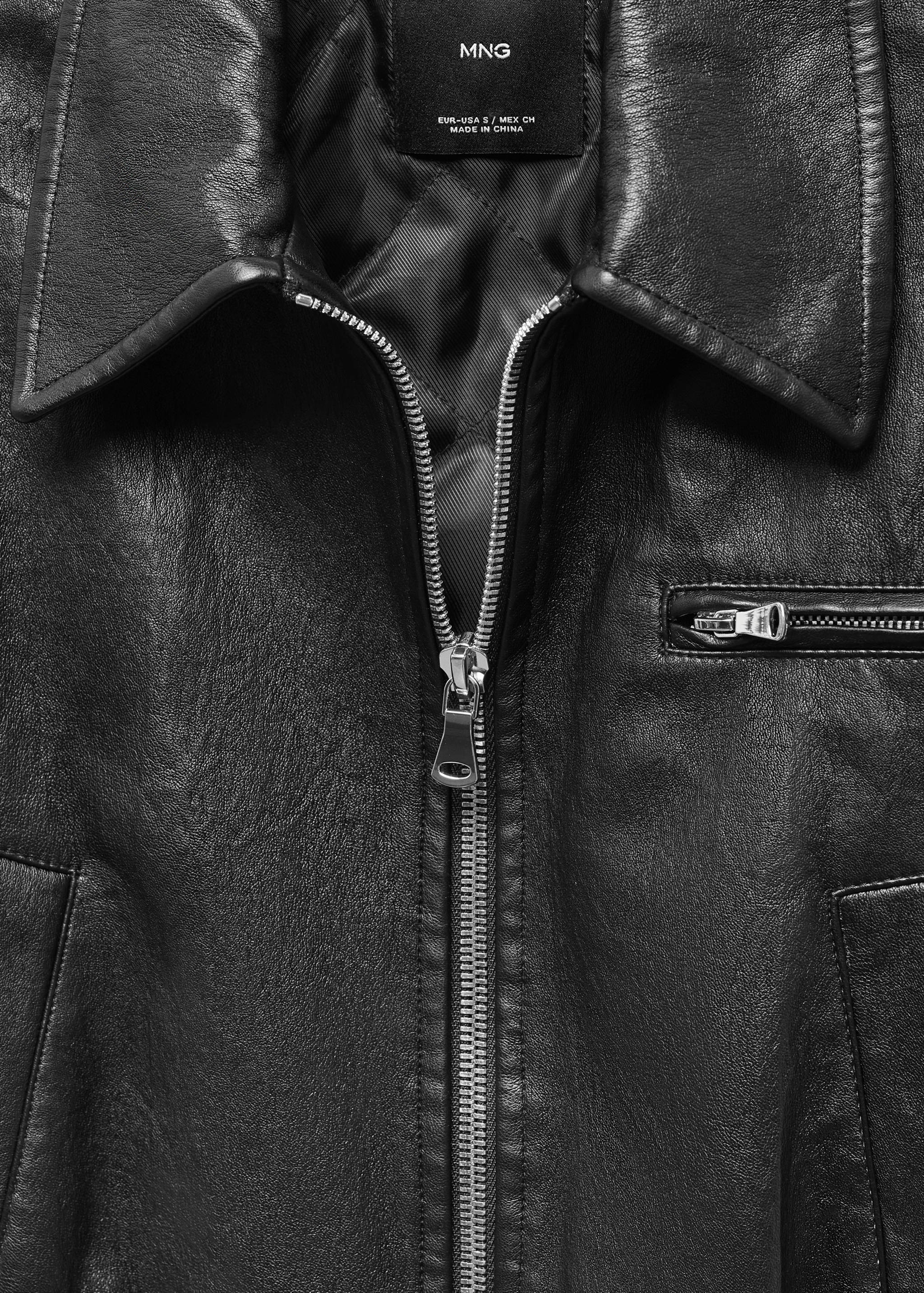 Vintage faux-leather jacket - Details of the article 8