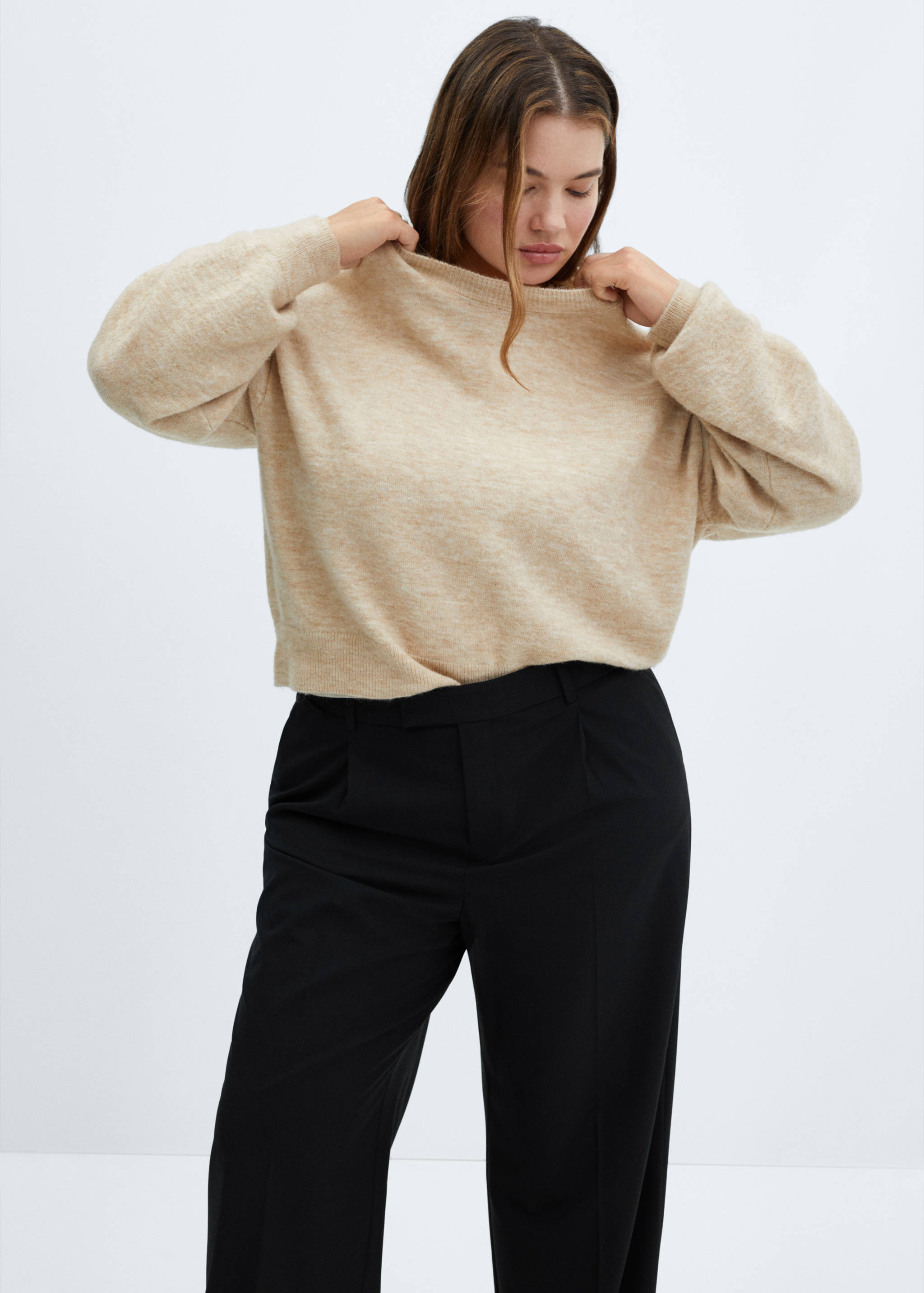 Wide leg suit trousers - Details of the article 5