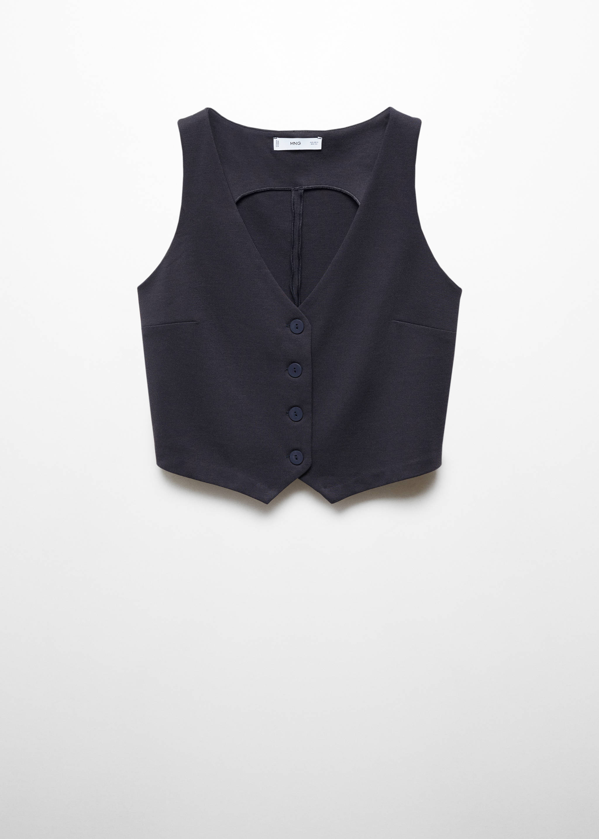Weste mit Knöpfen - Artikel ohne Model