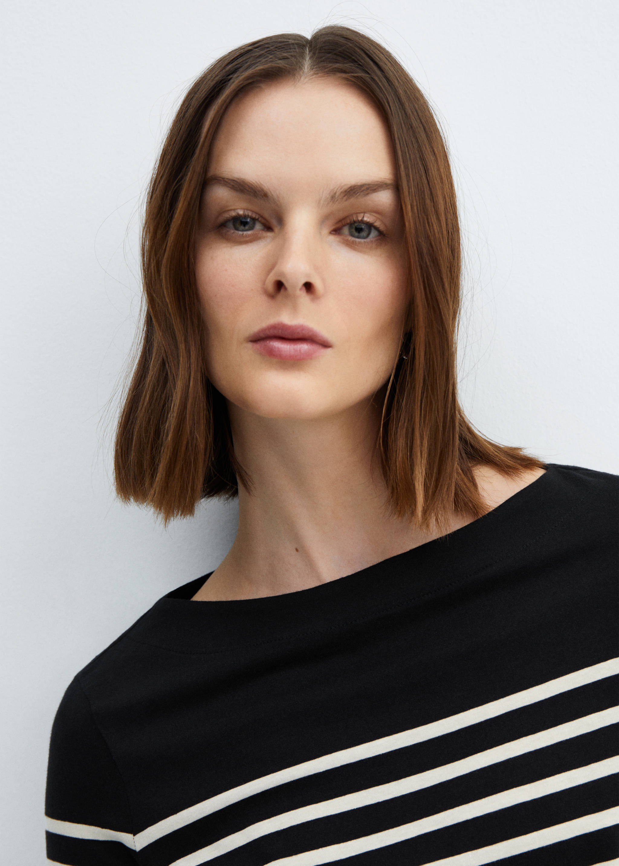 Camiseta rayas cuello barco - Detalle del artículo 1