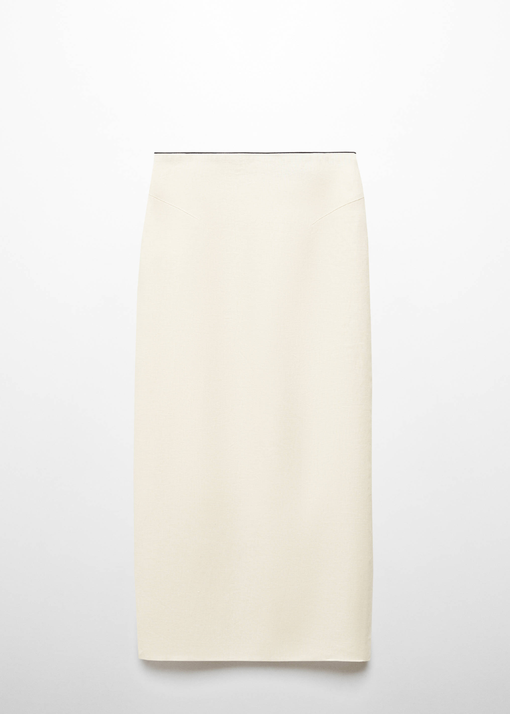 Linen skirt with slit - Article without model