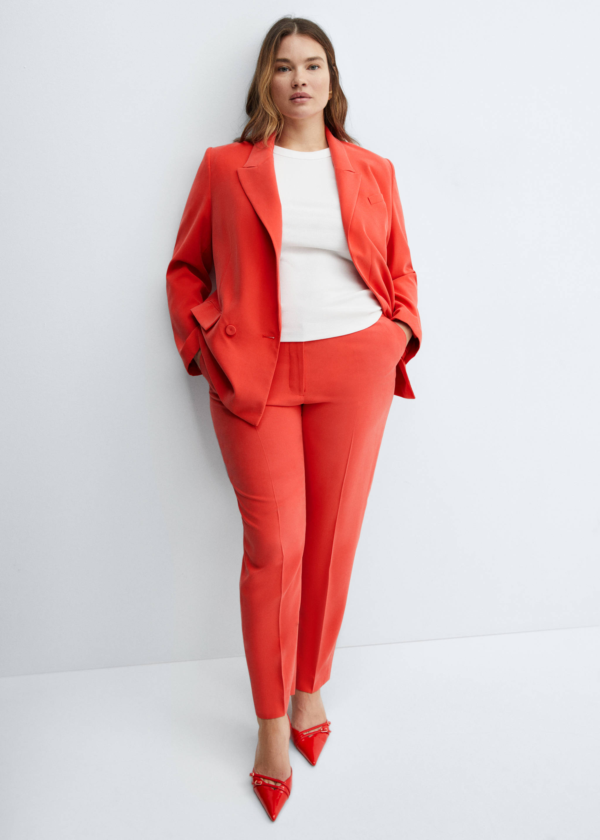 Straight suit trousers - Details of the article 4