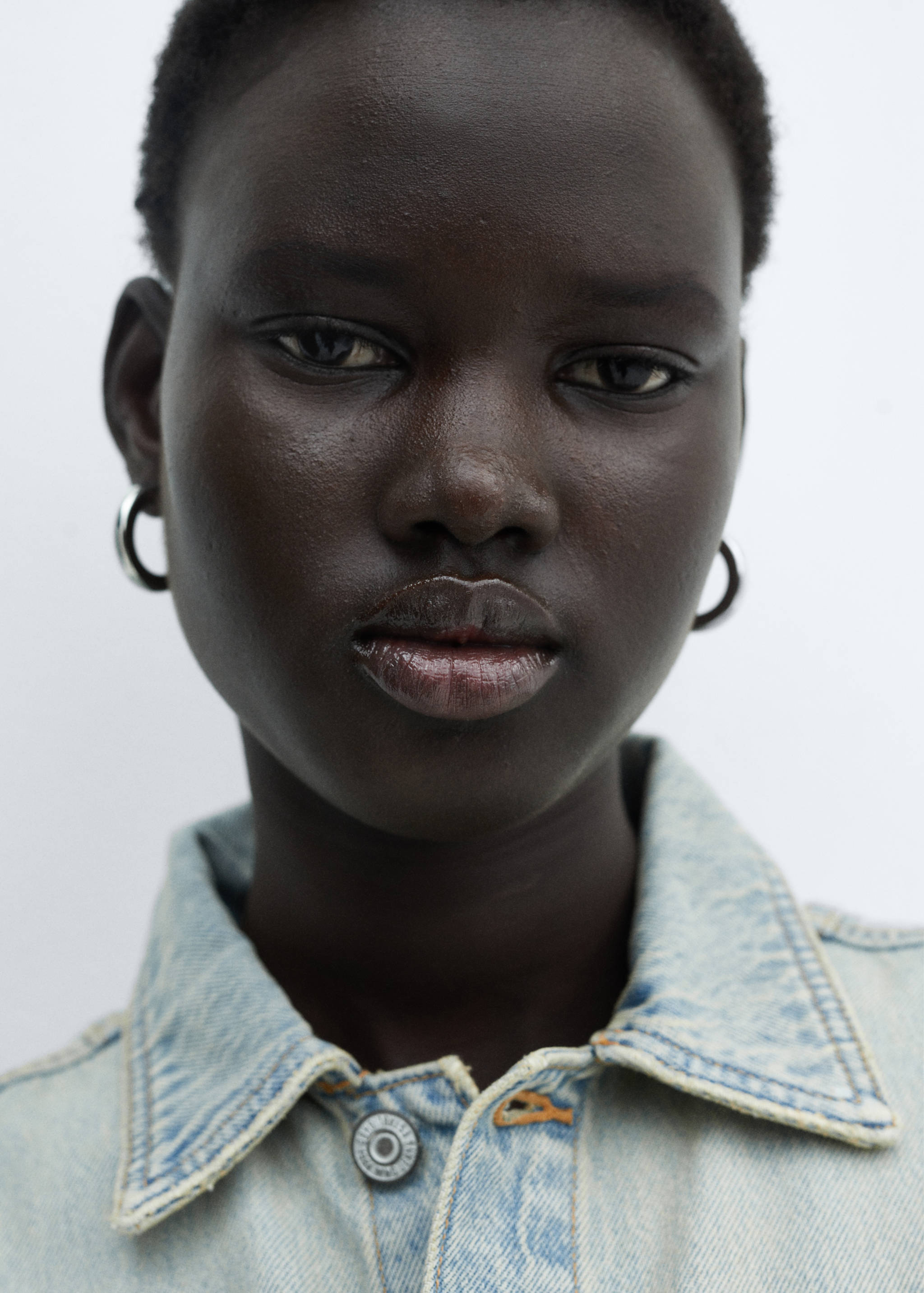 Button denim dress - Details of the article 1