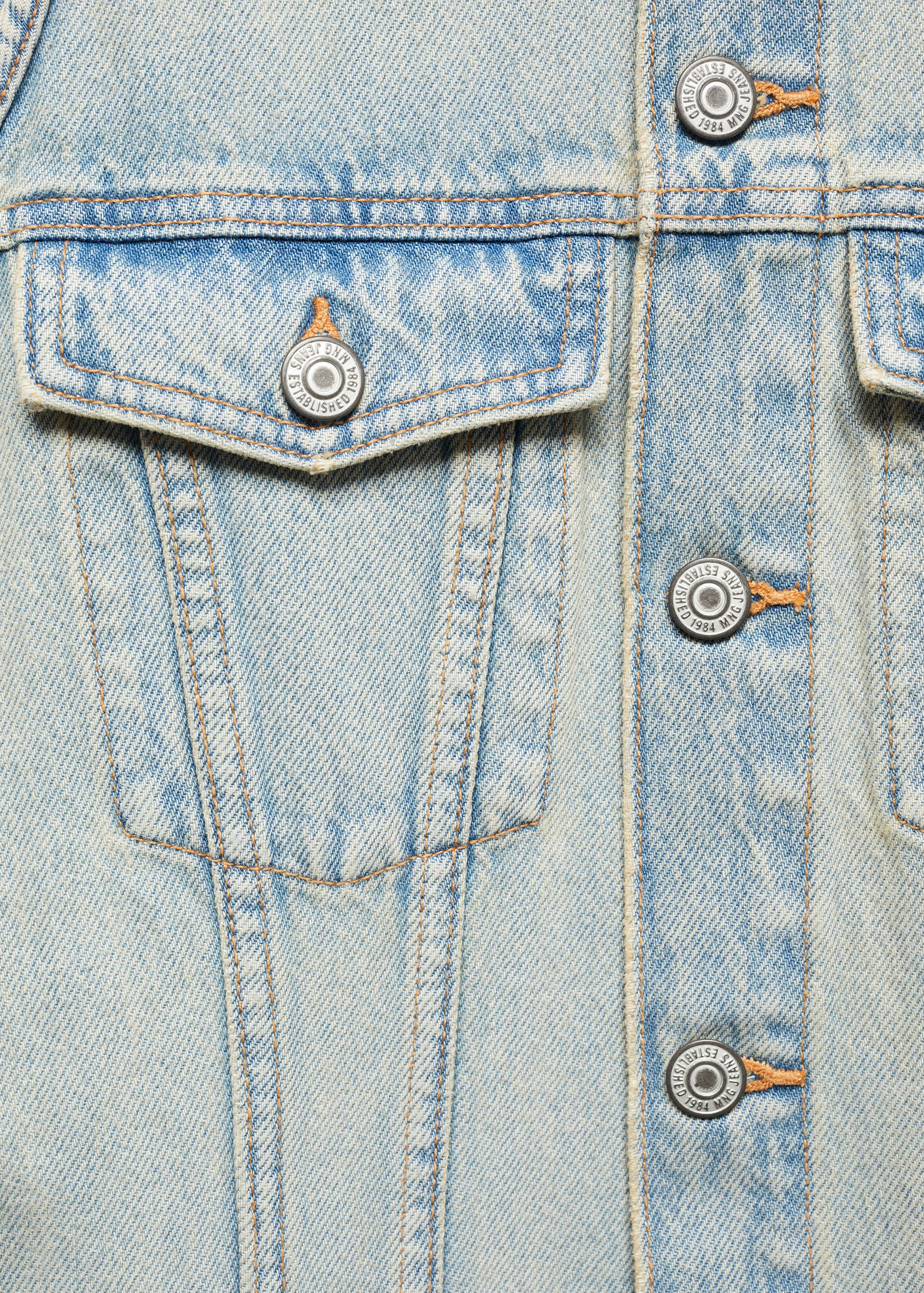 Button denim dress - Details of the article 8