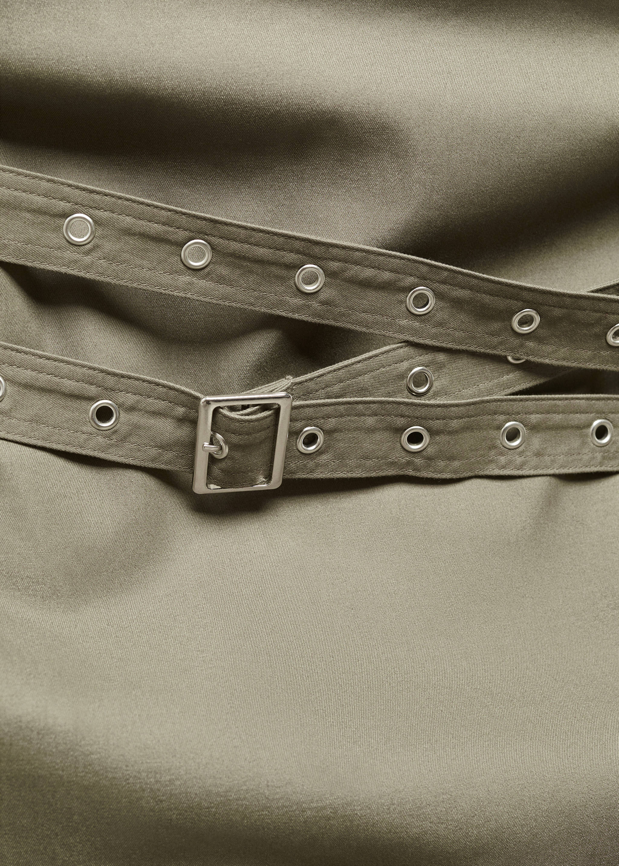 Belted strapless dress - Details of the article 8