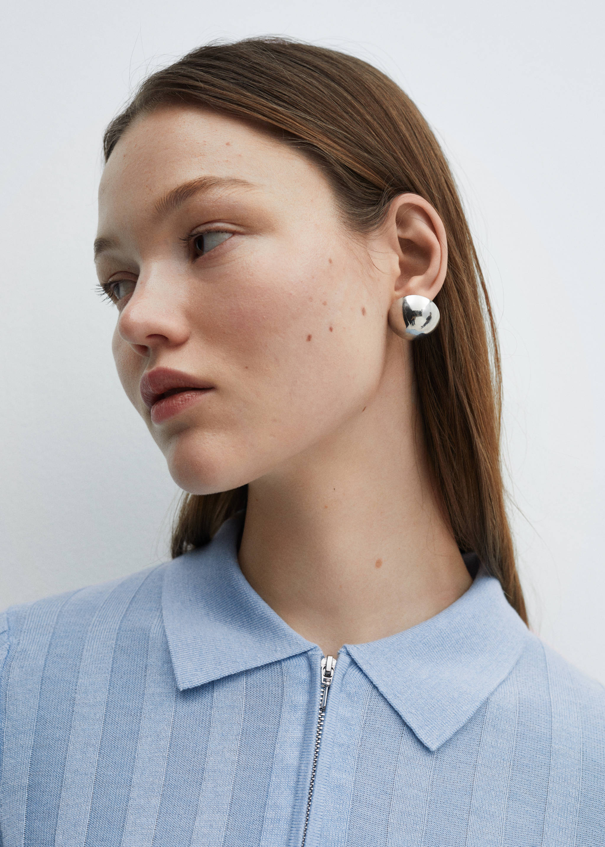 Zip neck jumper - Details of the article 1