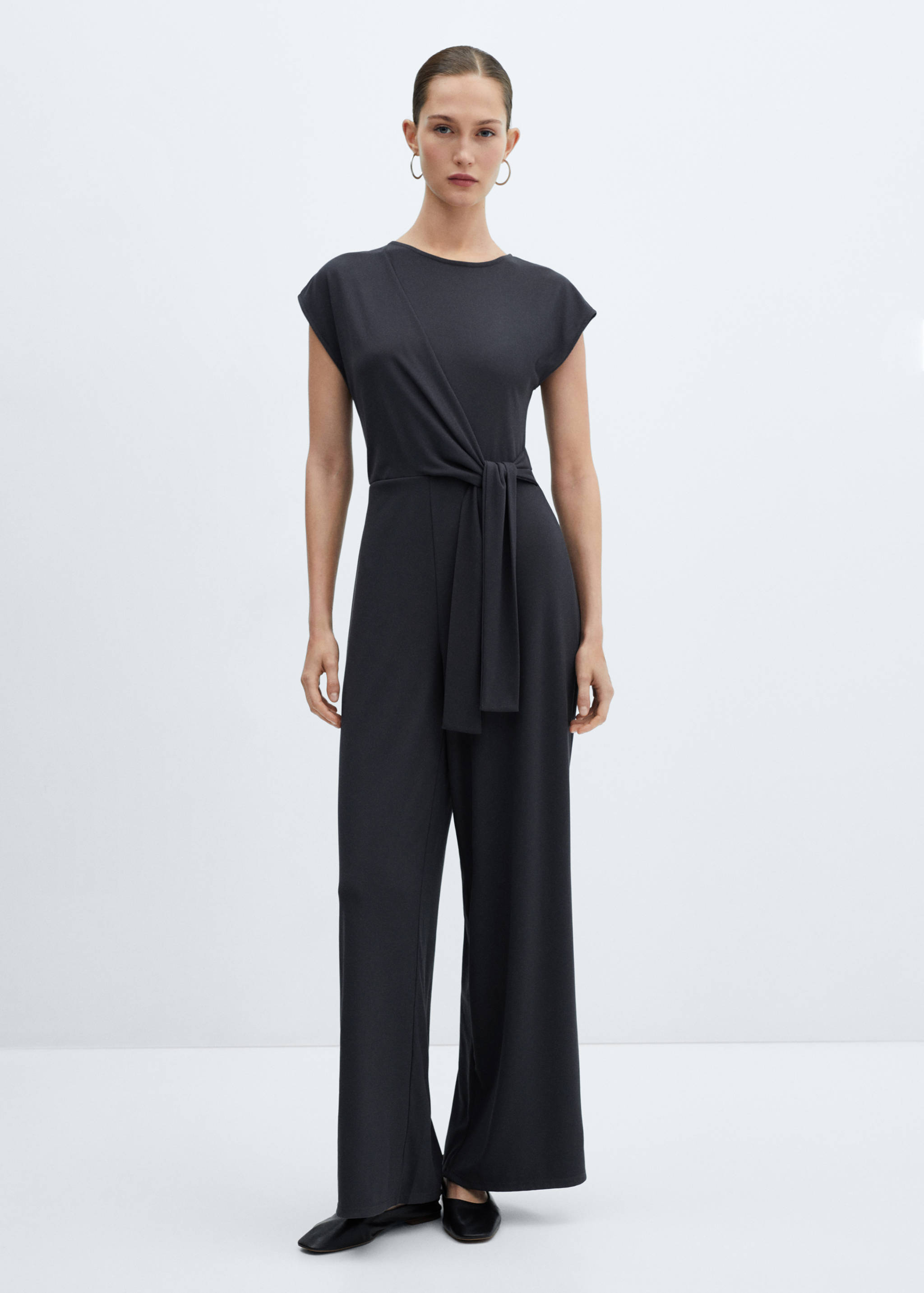 Bow long jumpsuit - General plane