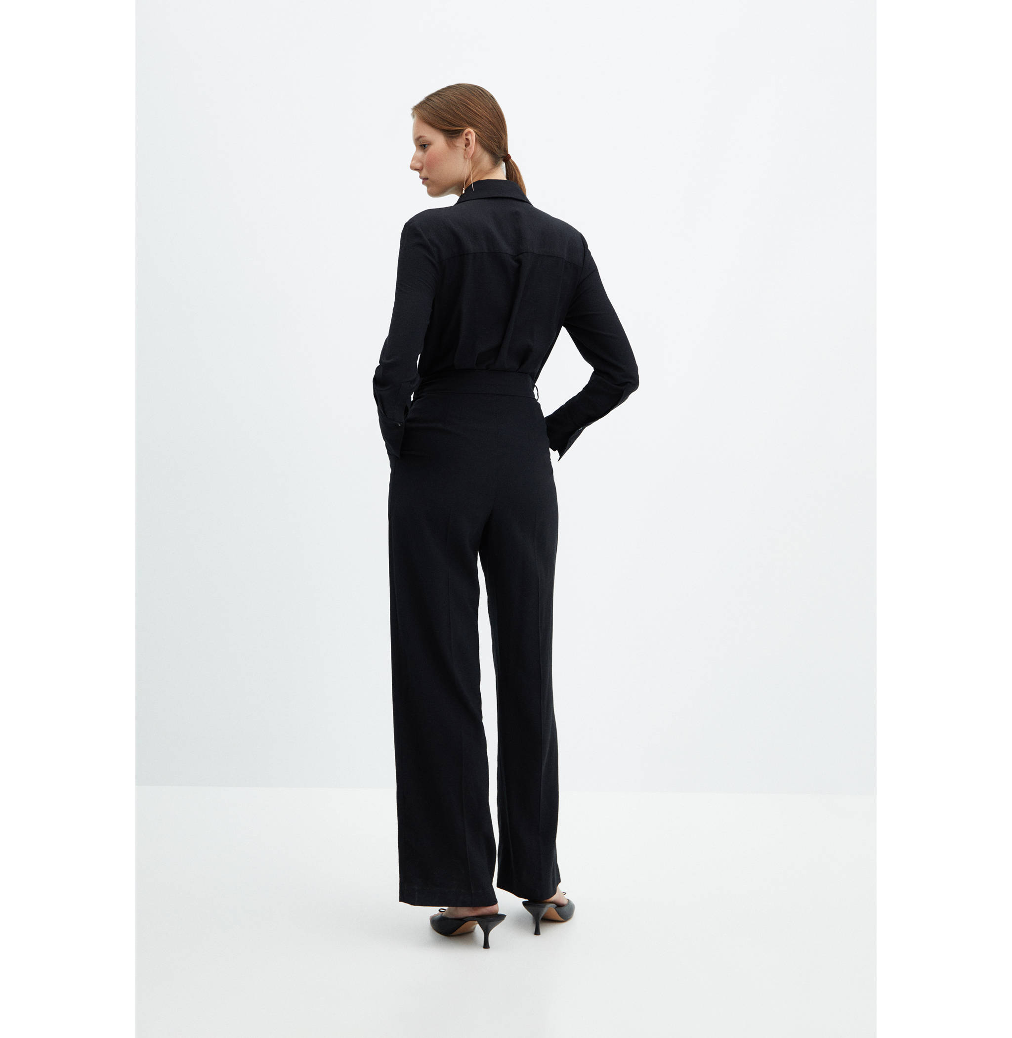 Belt long jumpsuit - Reverse of the article
