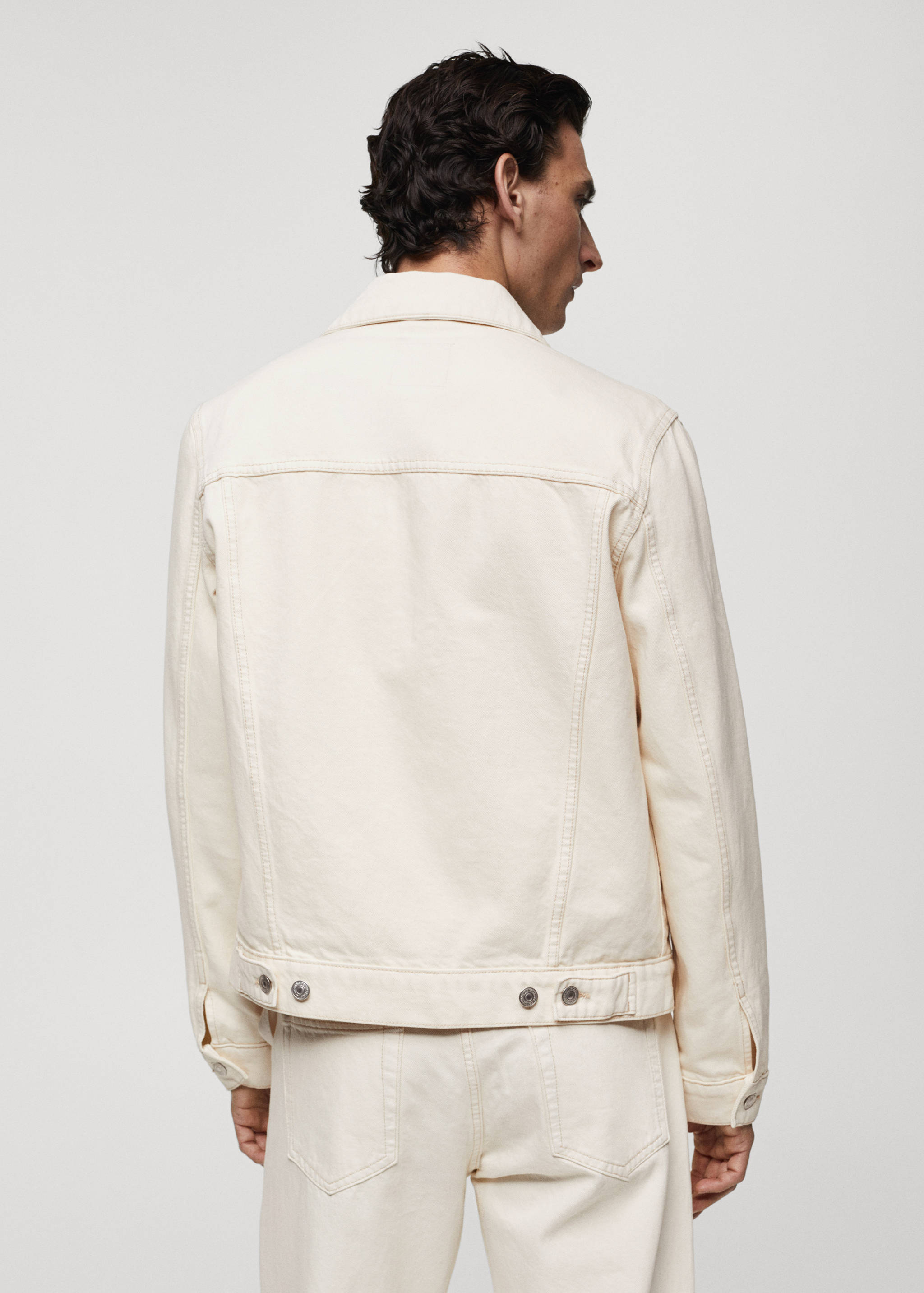 Cazadora vaquera bolsillos - Reverso del artículo