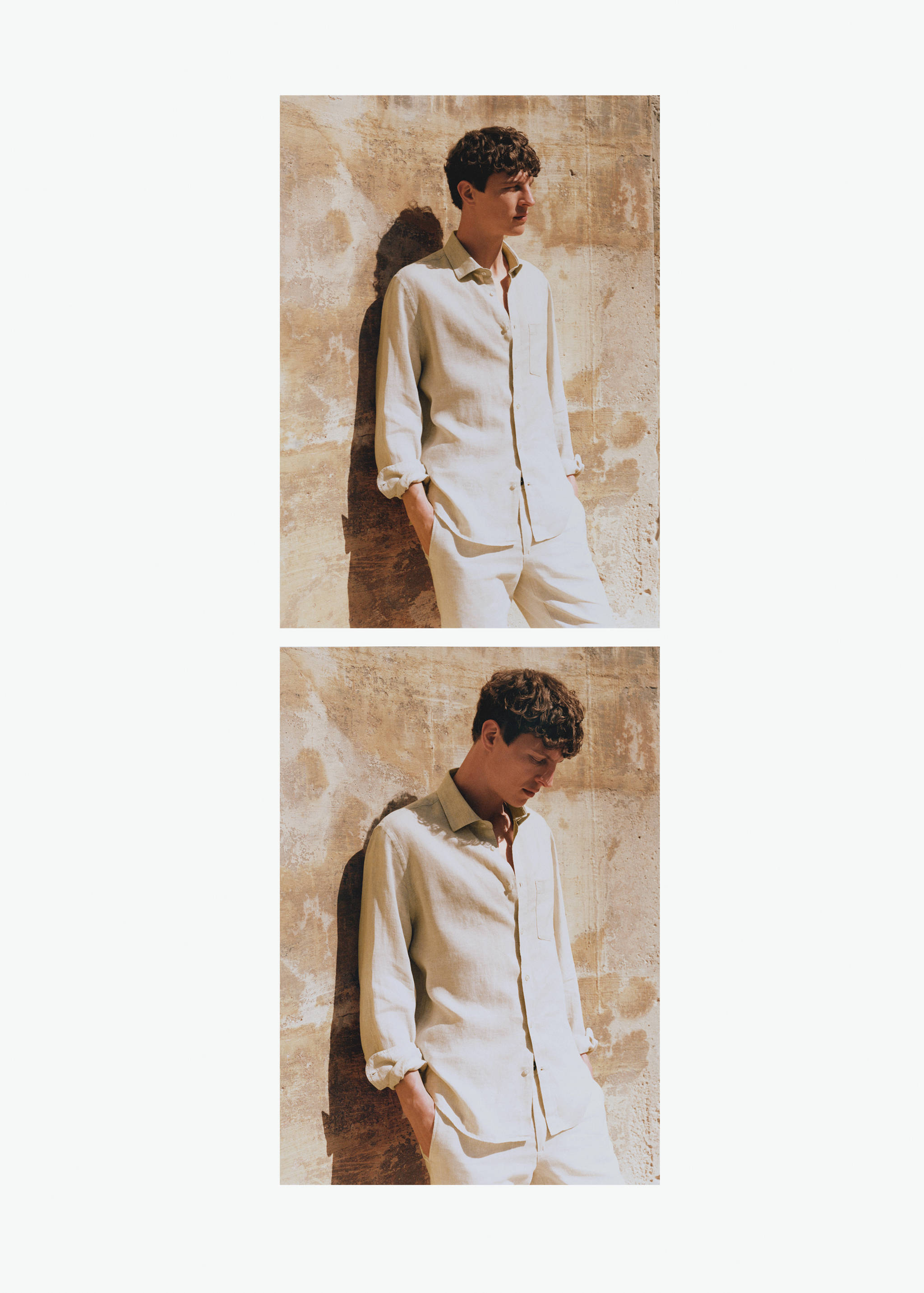 Camisa classic fit de 100% linho - Pormenor do artigo 9