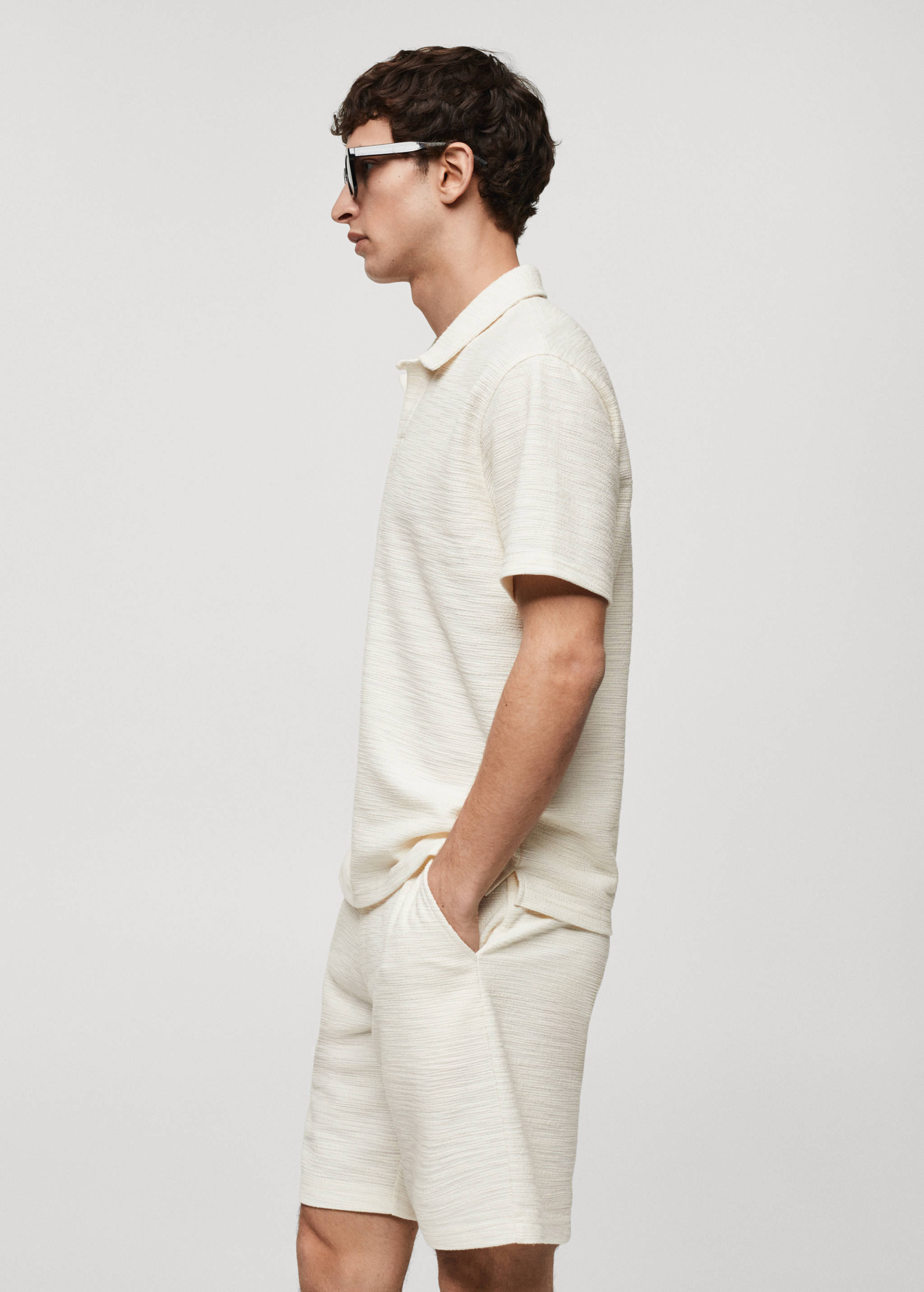 Bermuda coton texturé - Détail de l'article 2