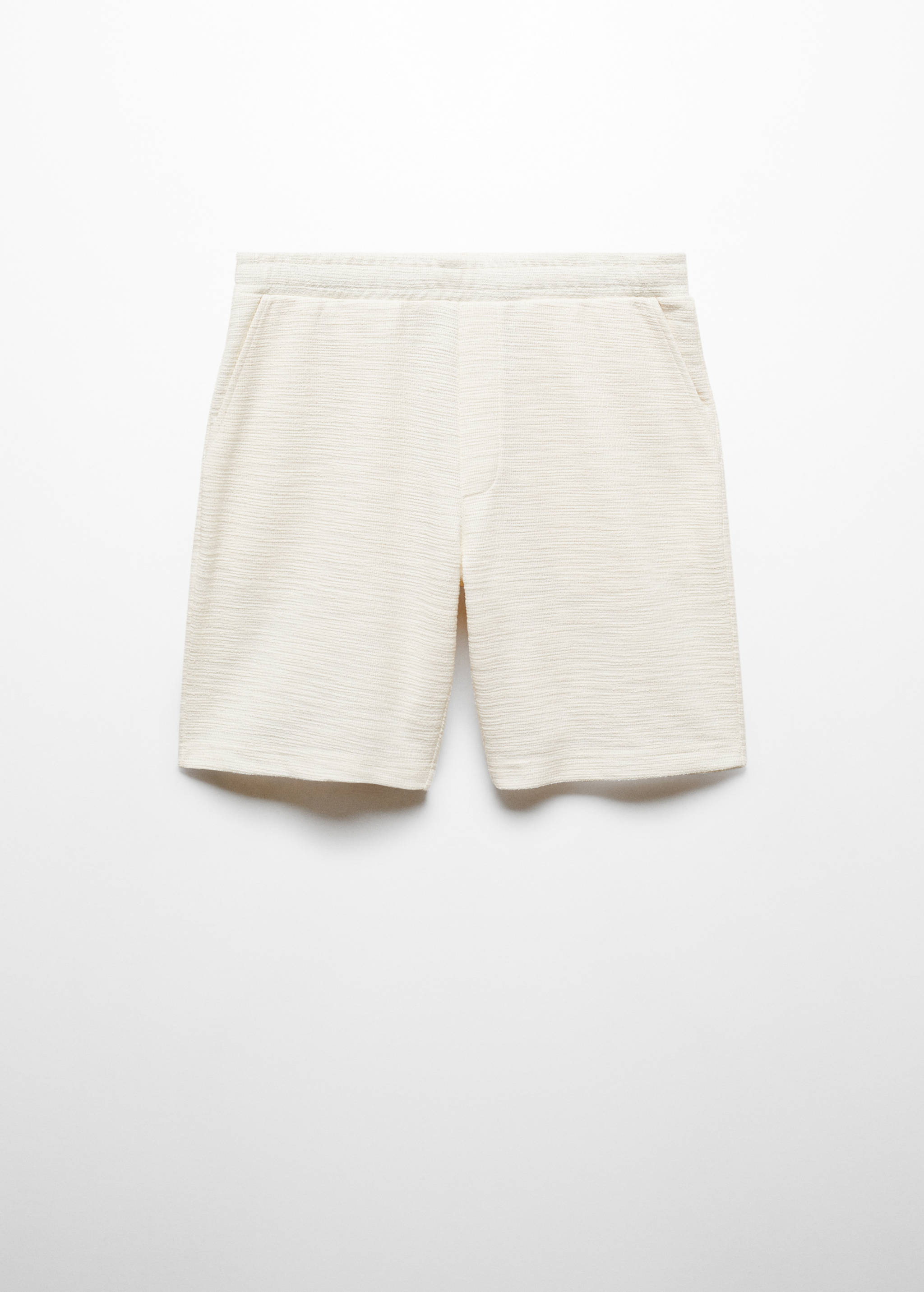 Bermuda coton texturé - Article sans modèle