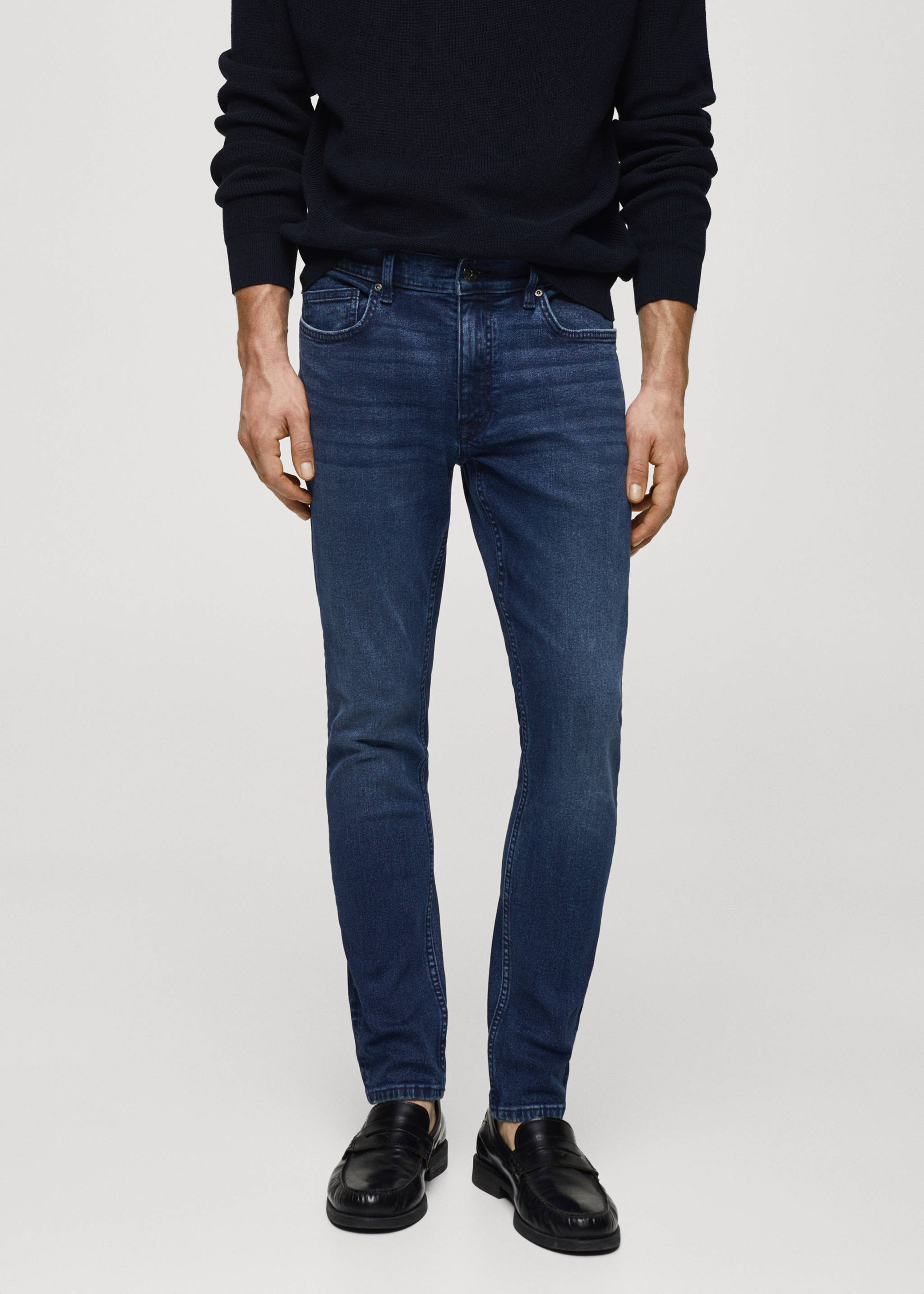 Skinny-fit jeans - Medium plane