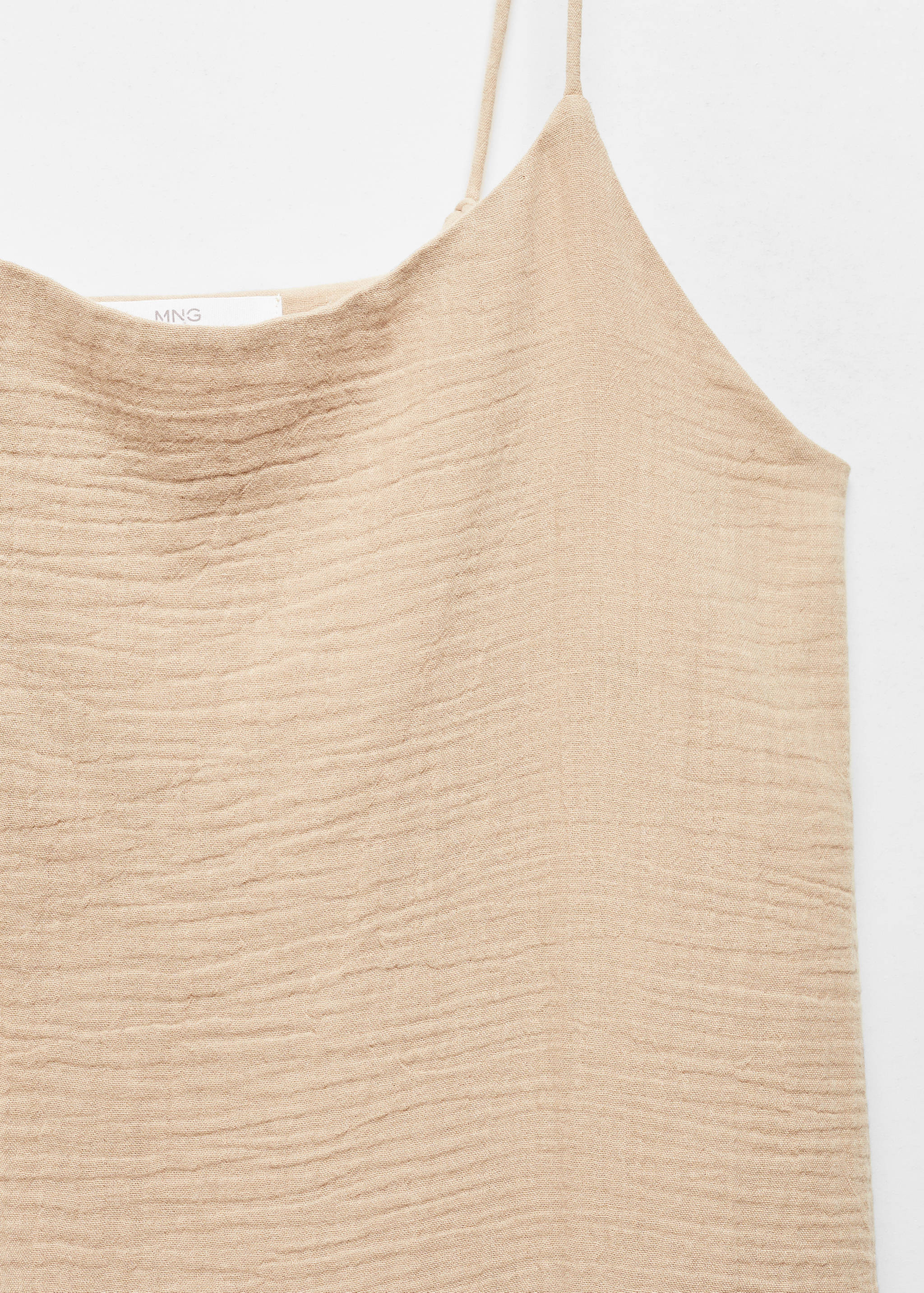 Cotton chiffon nightdress - Details of the article 8