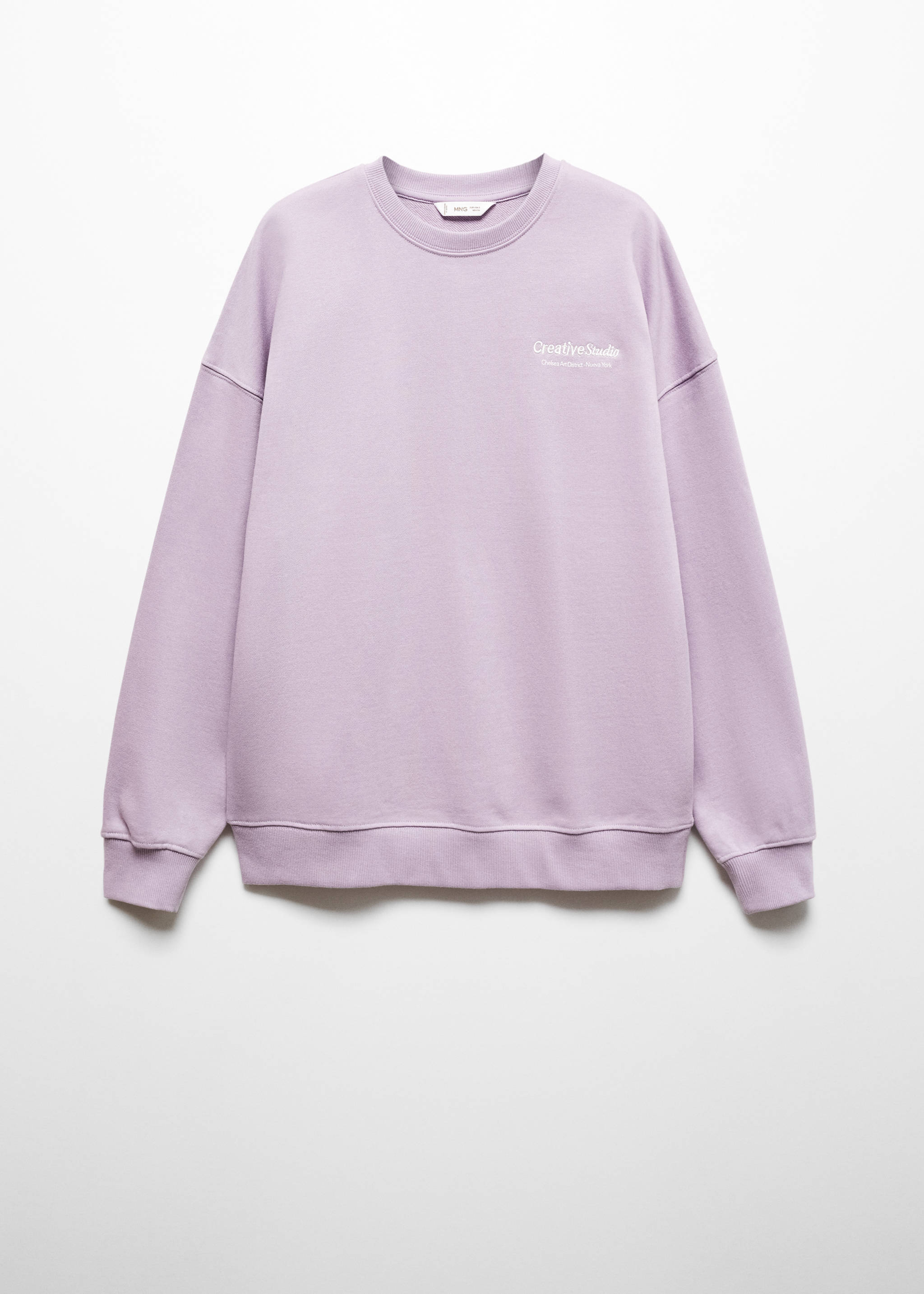 Message cotton sweatshirt - Article without model