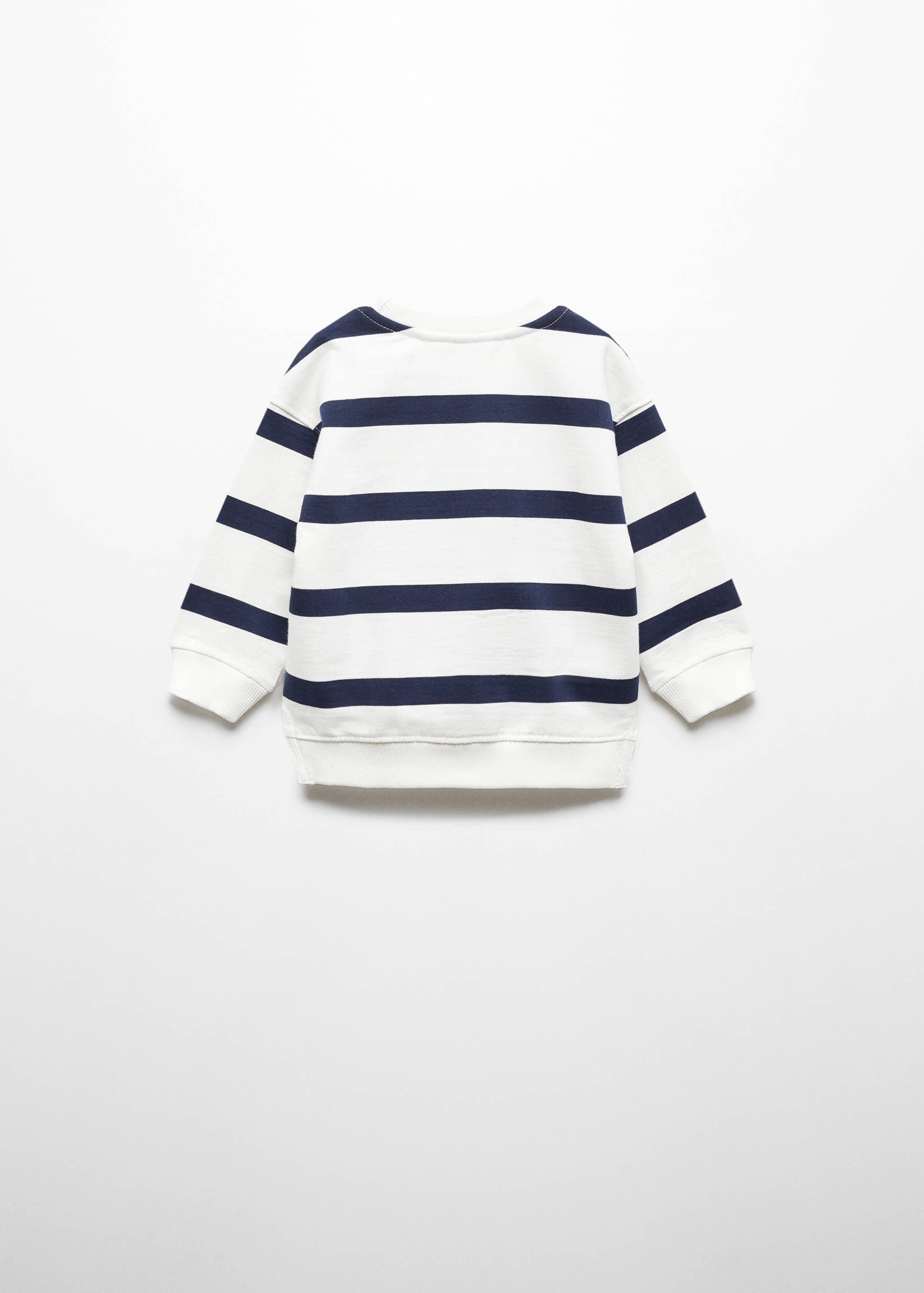 Sweat-shirt imprimé rayures - Verso de l’article