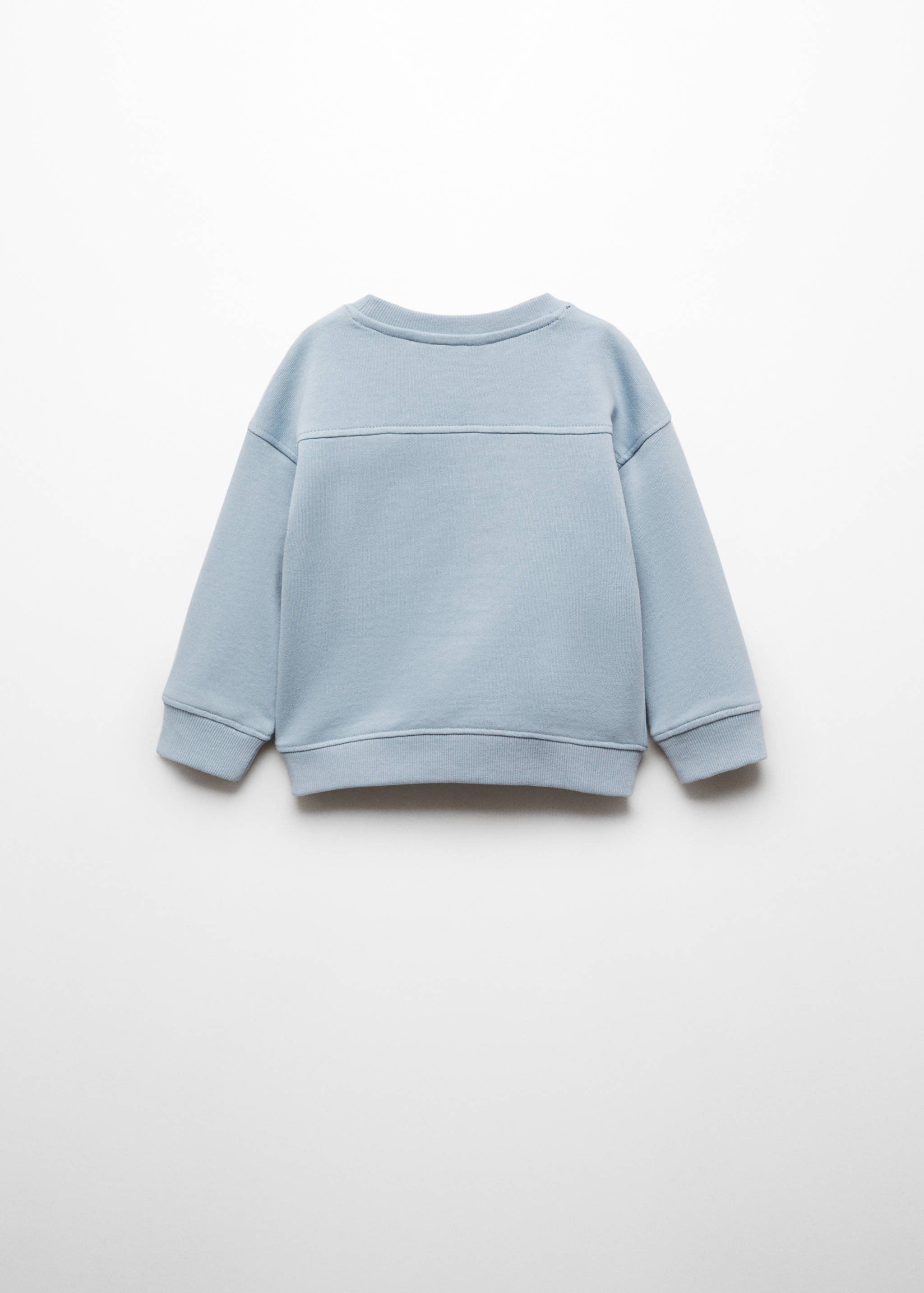 Sweat-shirt message texturé - Verso de l’article