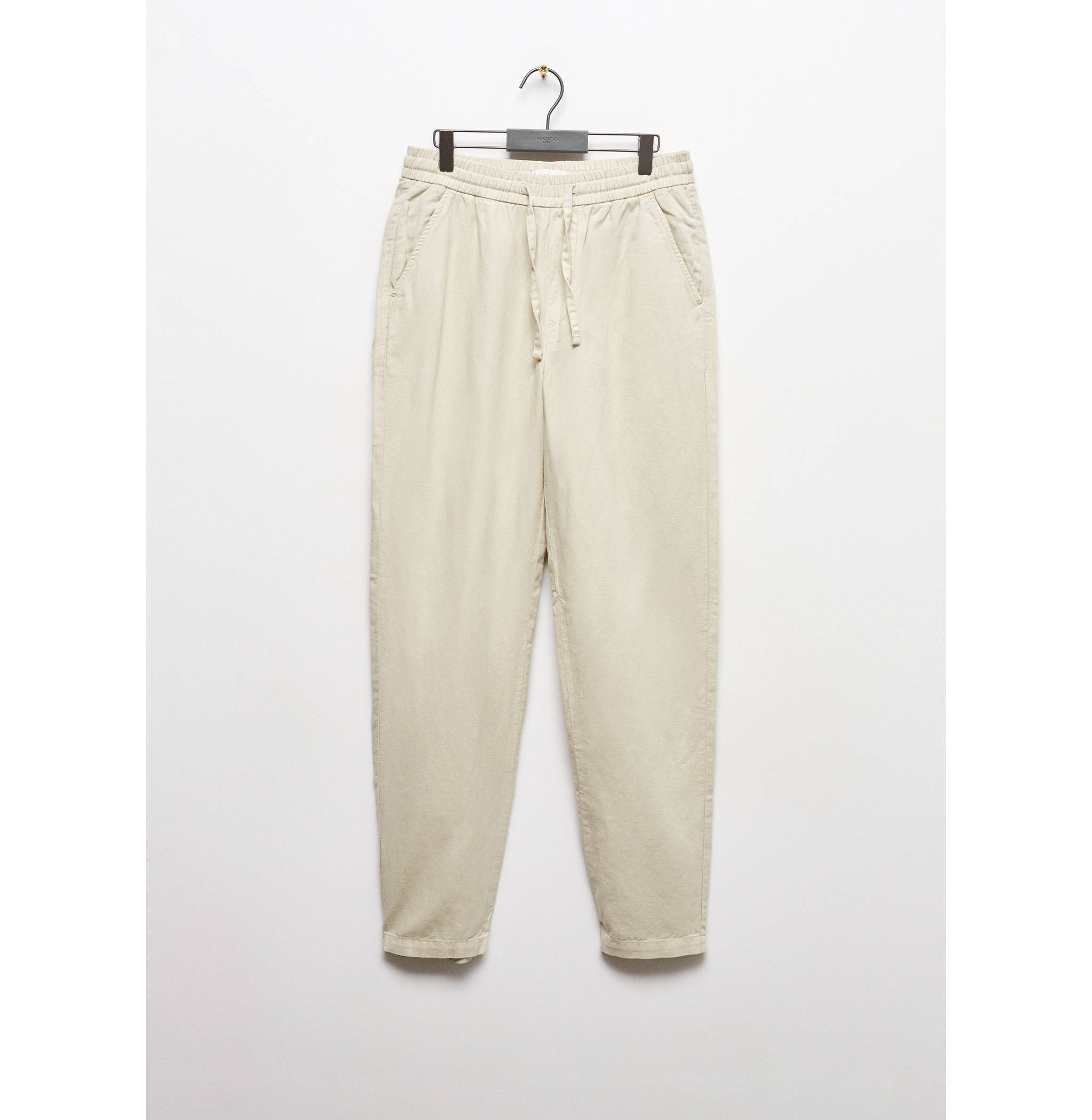 Pantalon lin taille élastique - Article sans modèle