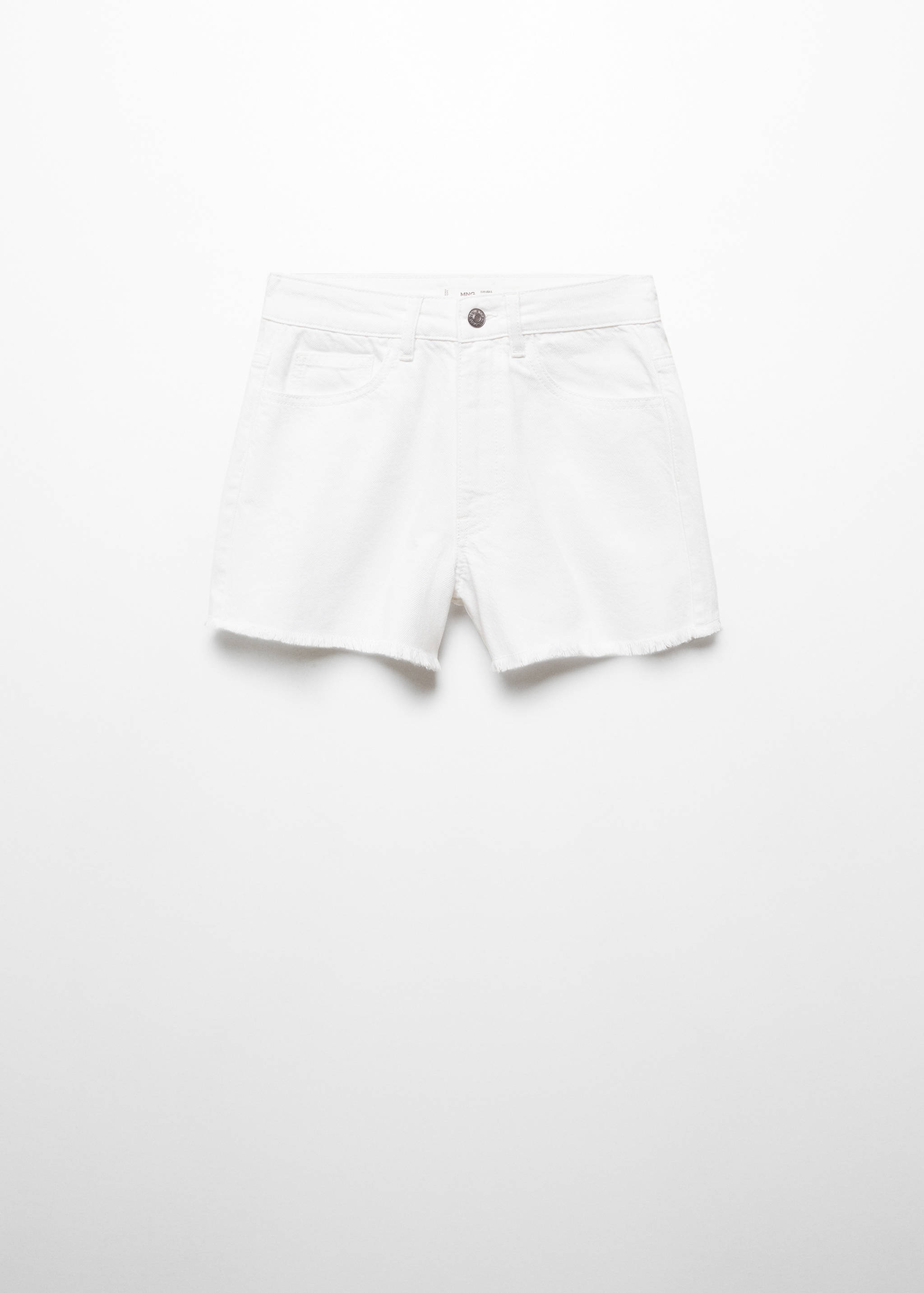 شورت متوسط الخصر من الدنيم - منتج دون نموذج