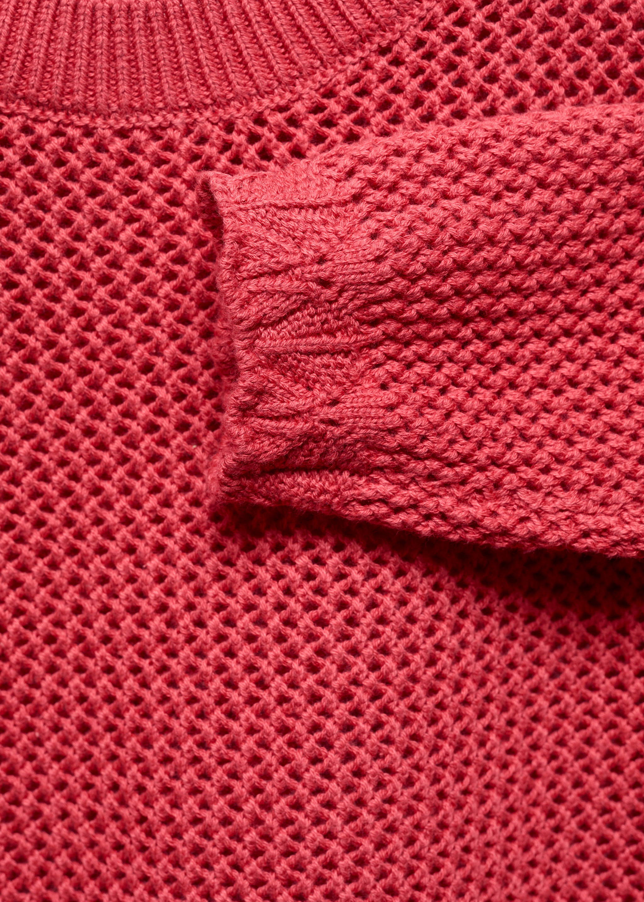 Knit sweater with lace pattern - Details of the article 8