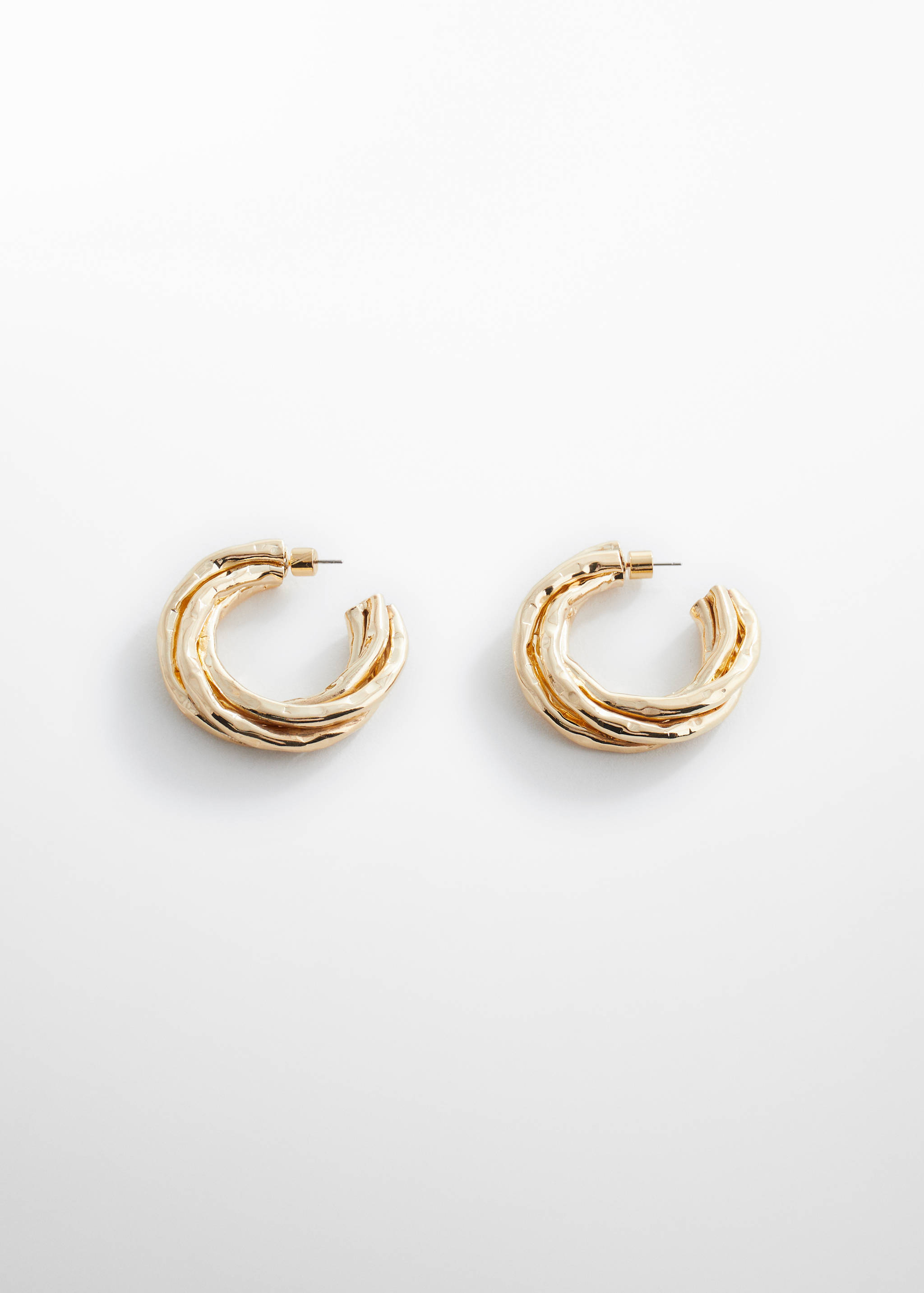 Pendientes aros entrelazados - Artículo sin modelo