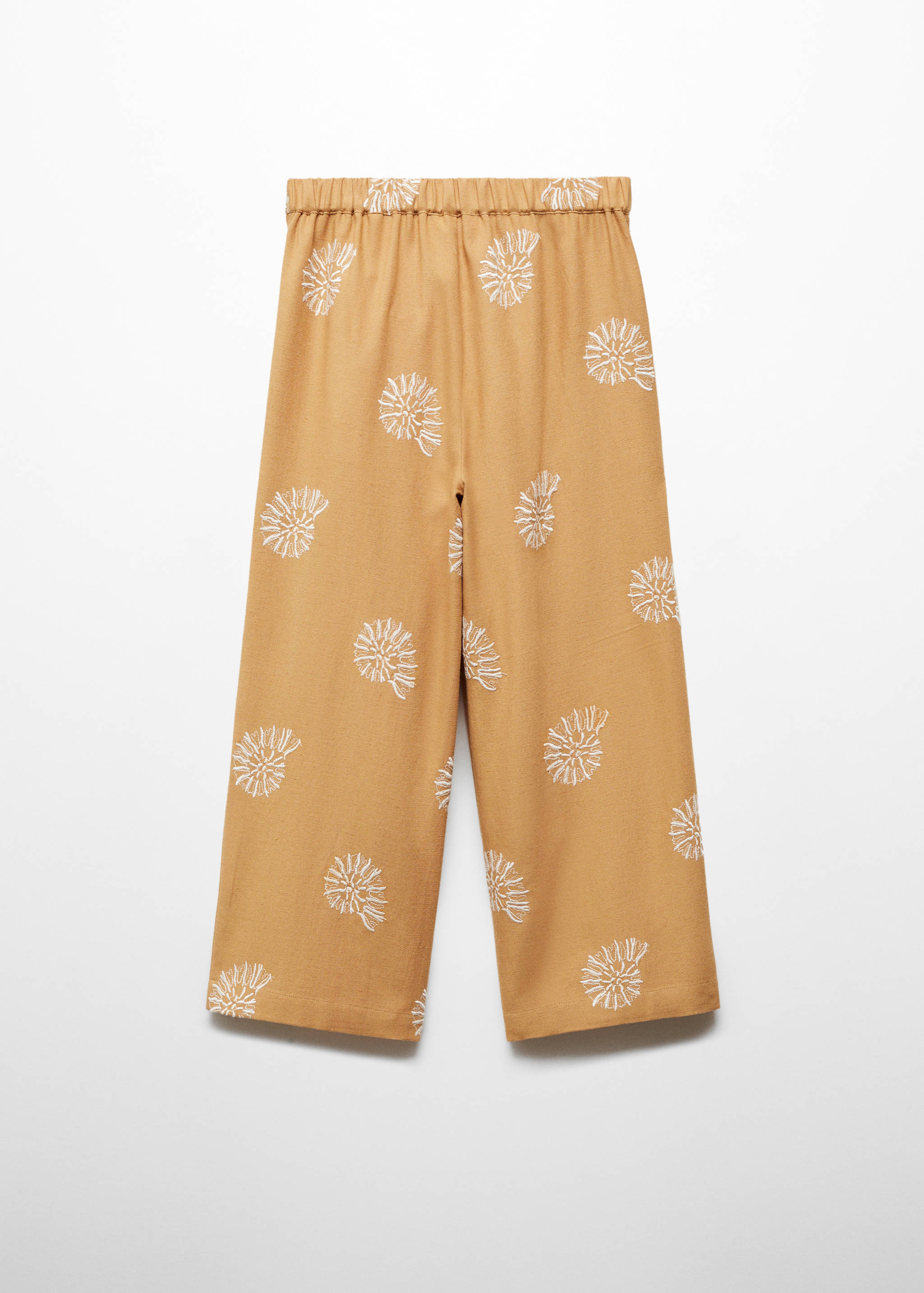 Pantalón algodón bordado - Reverso del artículo