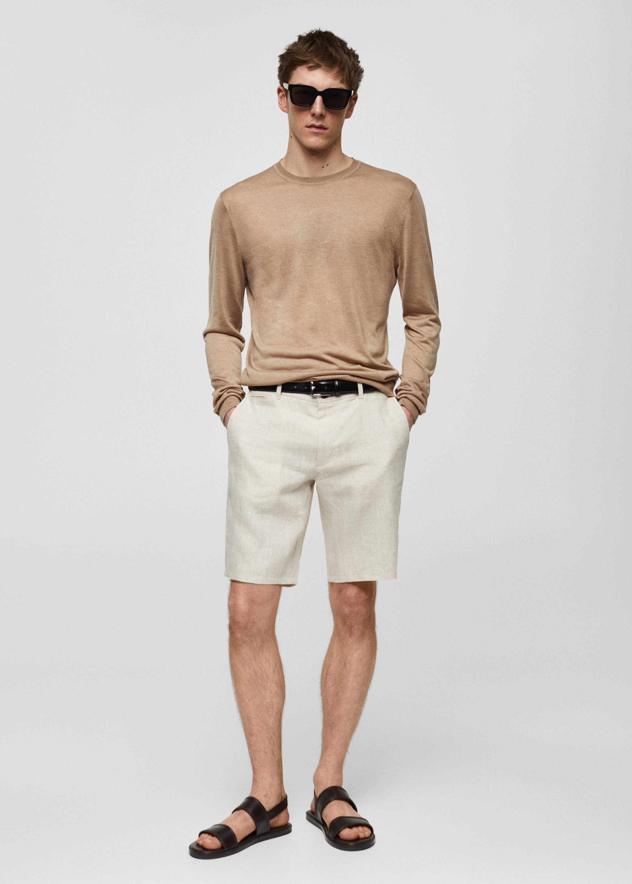 Fine mulberry silk sweater - General plane