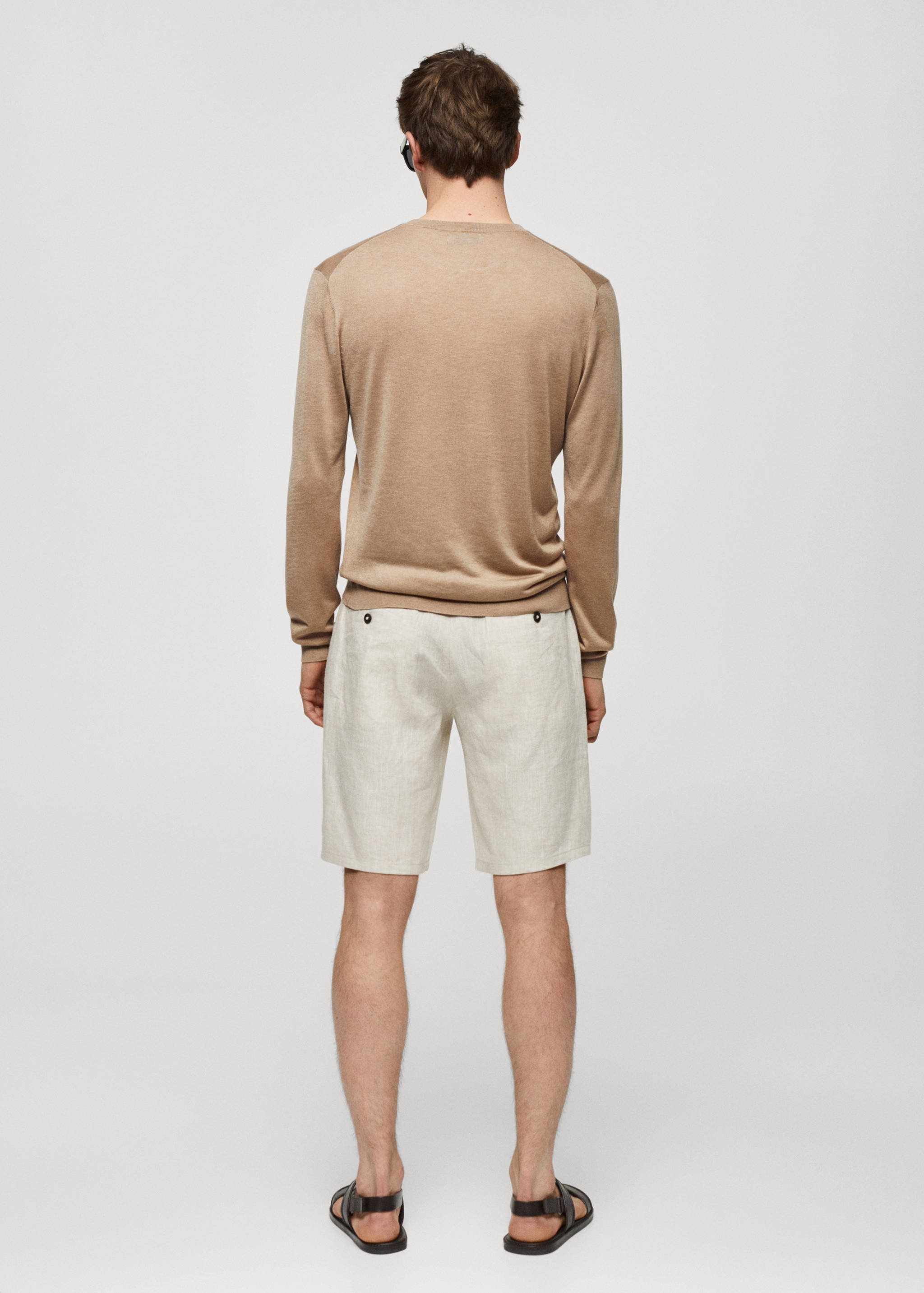 Fine mulberry silk sweater - Reverse of the article